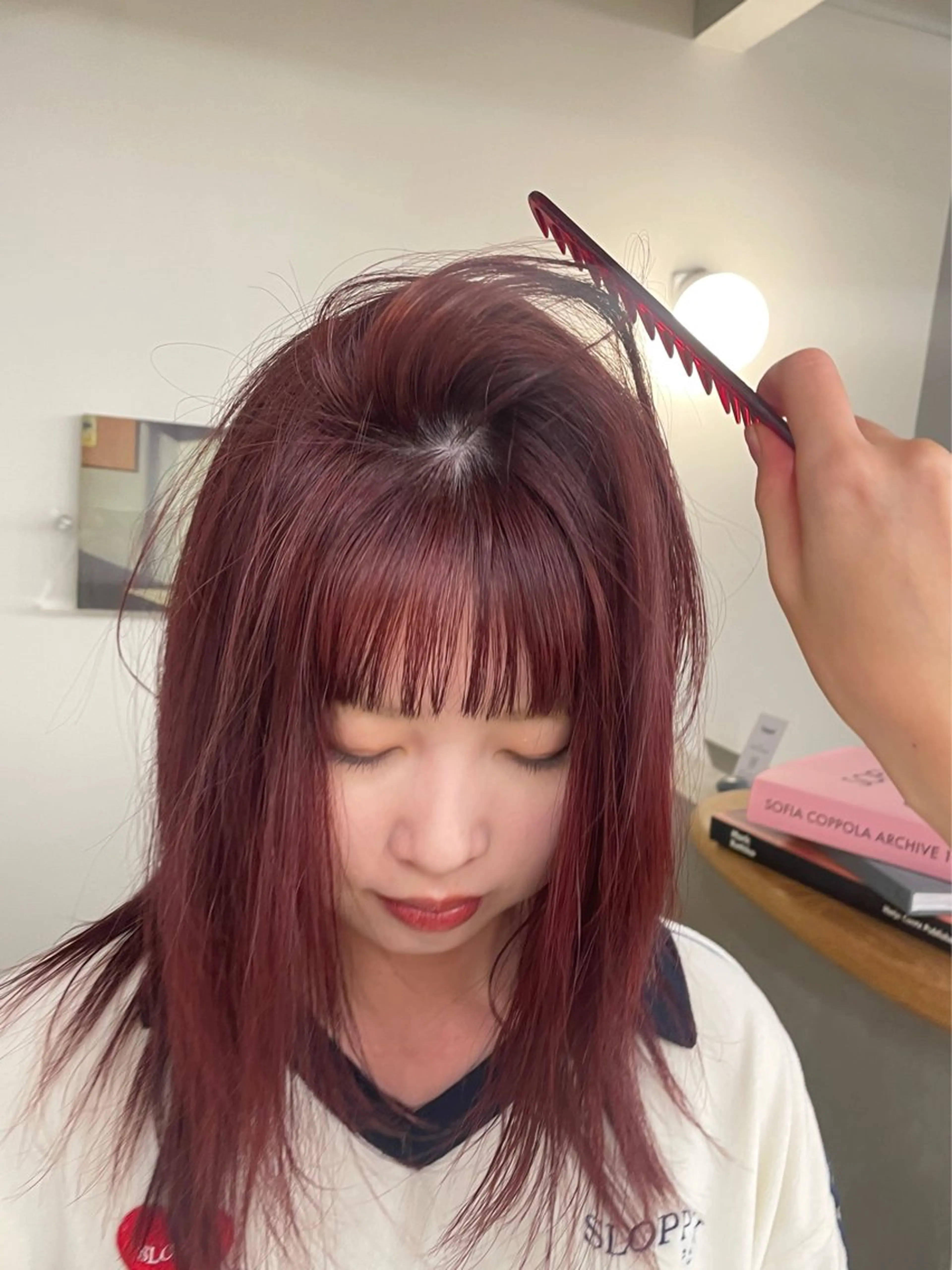 ミディアム カラー ブリーチ ヘアカラー トリートメント tonari所属・ブリーチモデル/ カットモデル/Riaのヘアスタイル