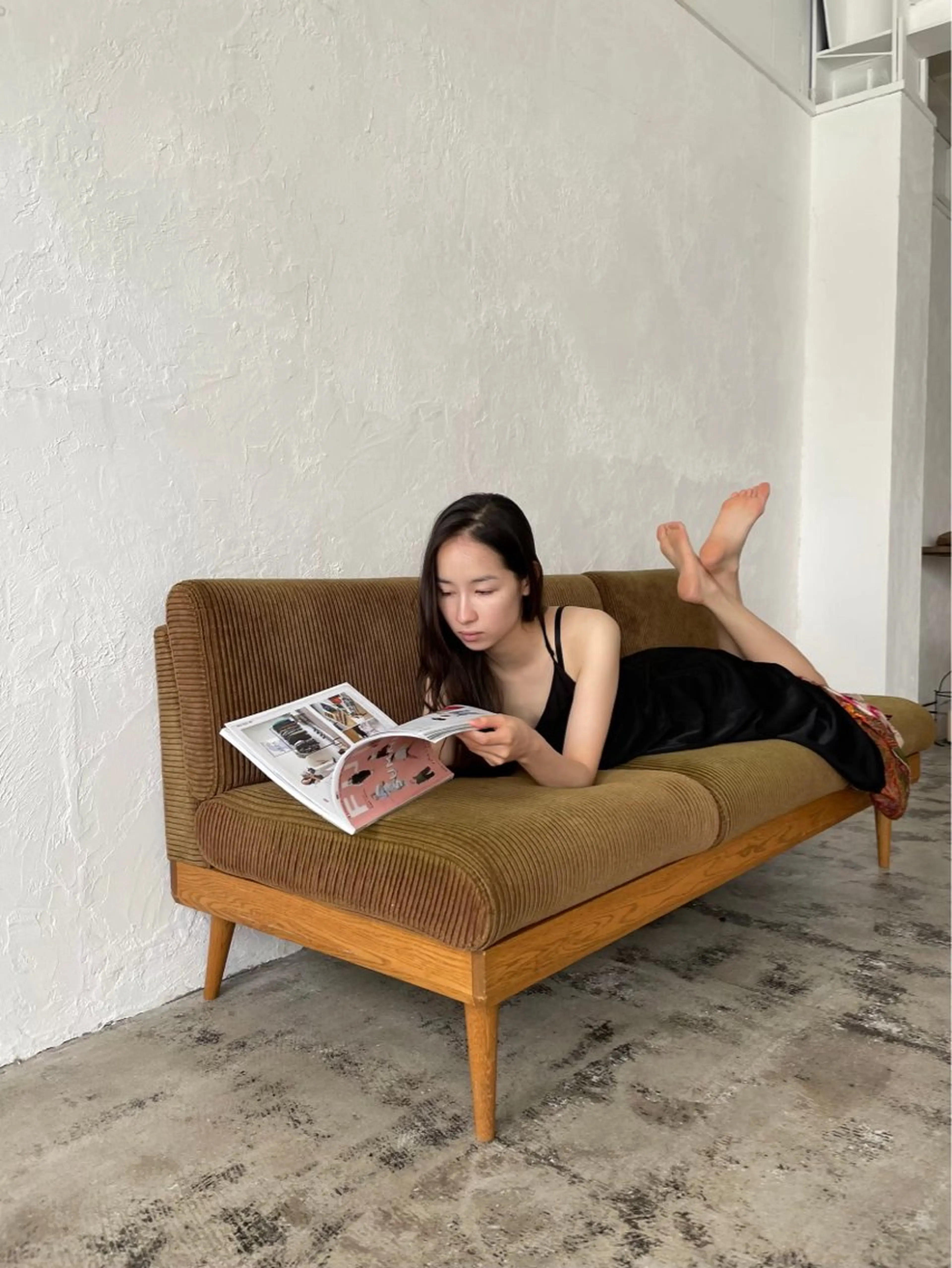 ロング カラー レイヤーカット ボブパーマNo.1のヘアスタイル