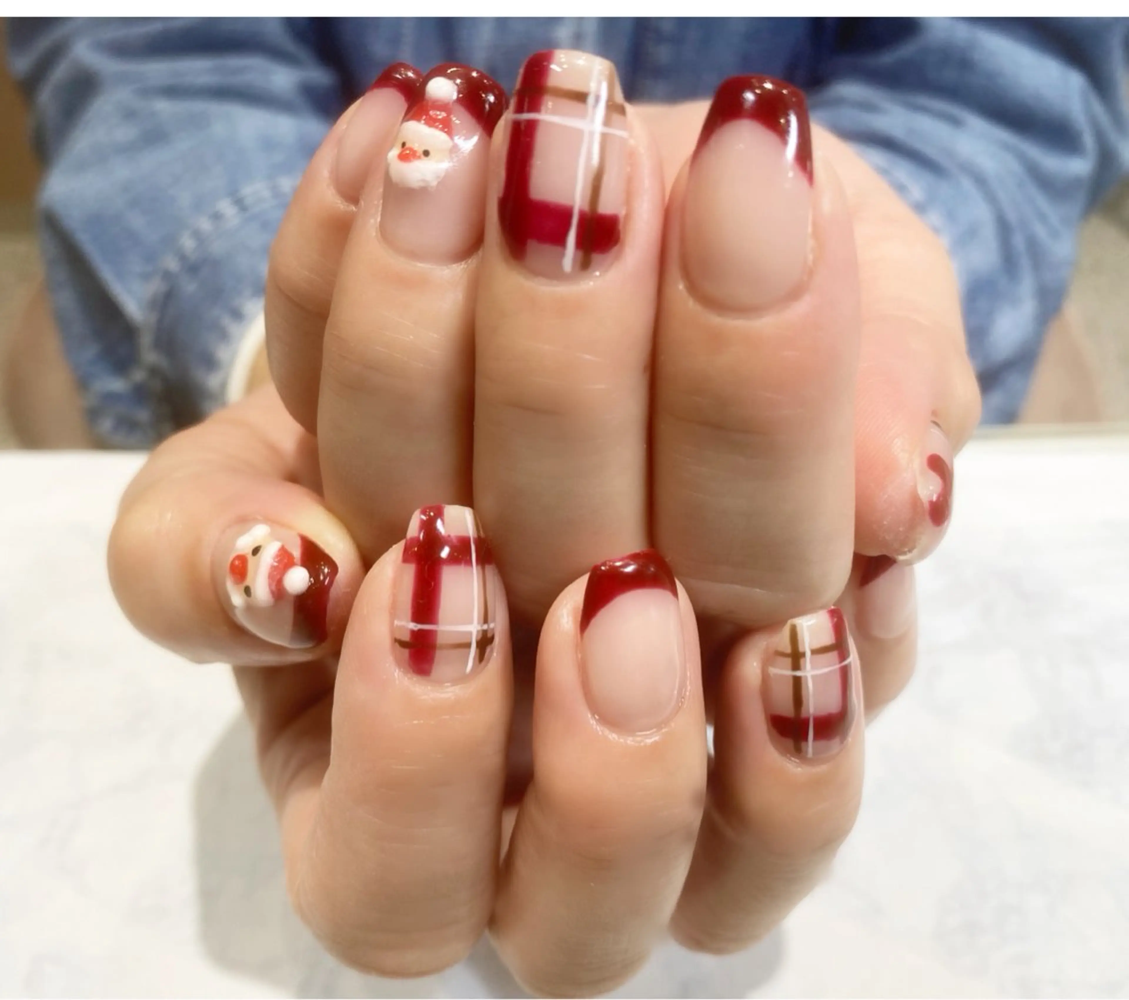 ネイル 冬ネイル クリスマス ハンドネイル ネイルサロン nail_upのネイルデザイン