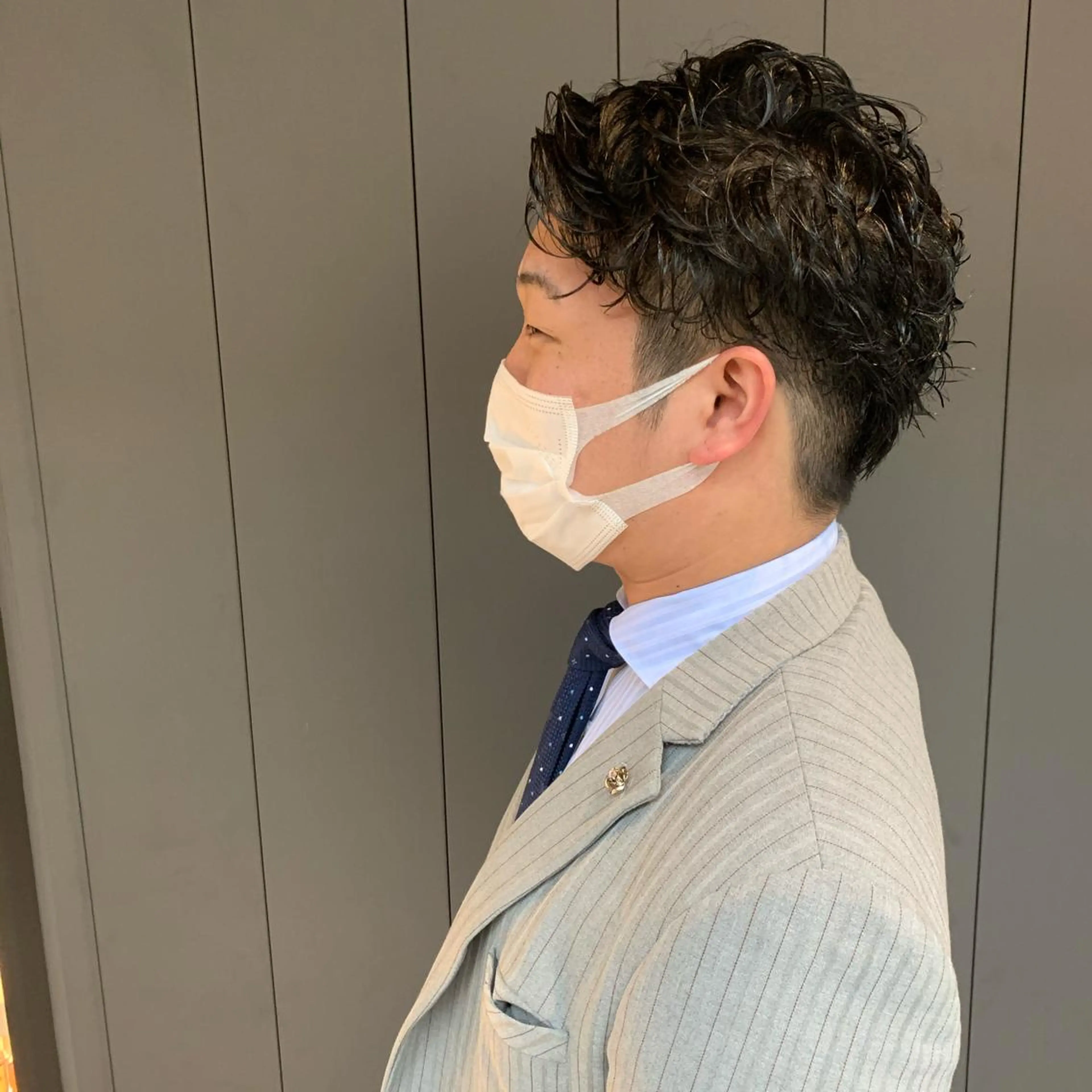 ショート パーマ メンズ メンズパーマ toki所属・SHU NTAのヘアスタイル