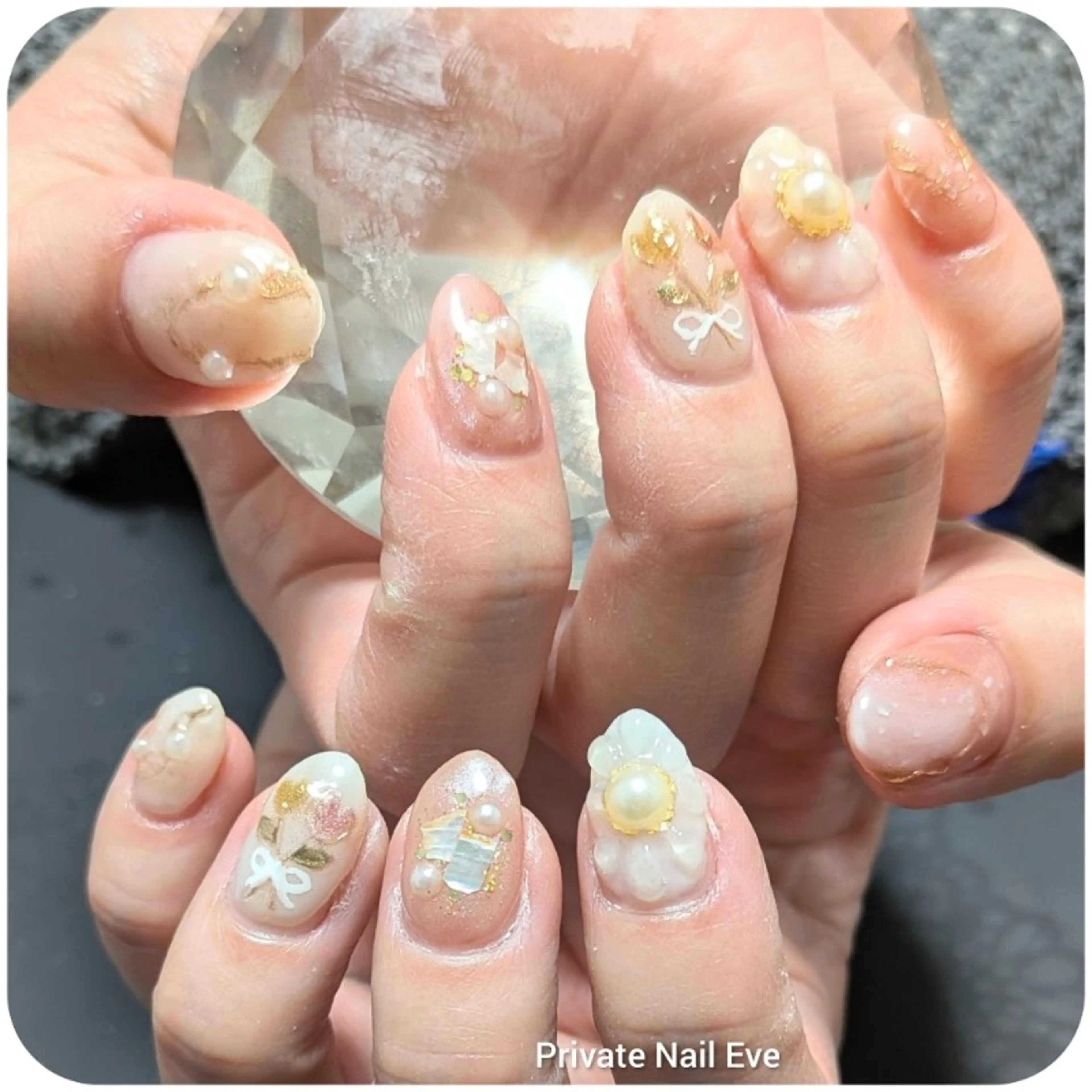 ネイル 持ち込み 春ネイル ハンドネイル ネイル junkoのネイルデザイン