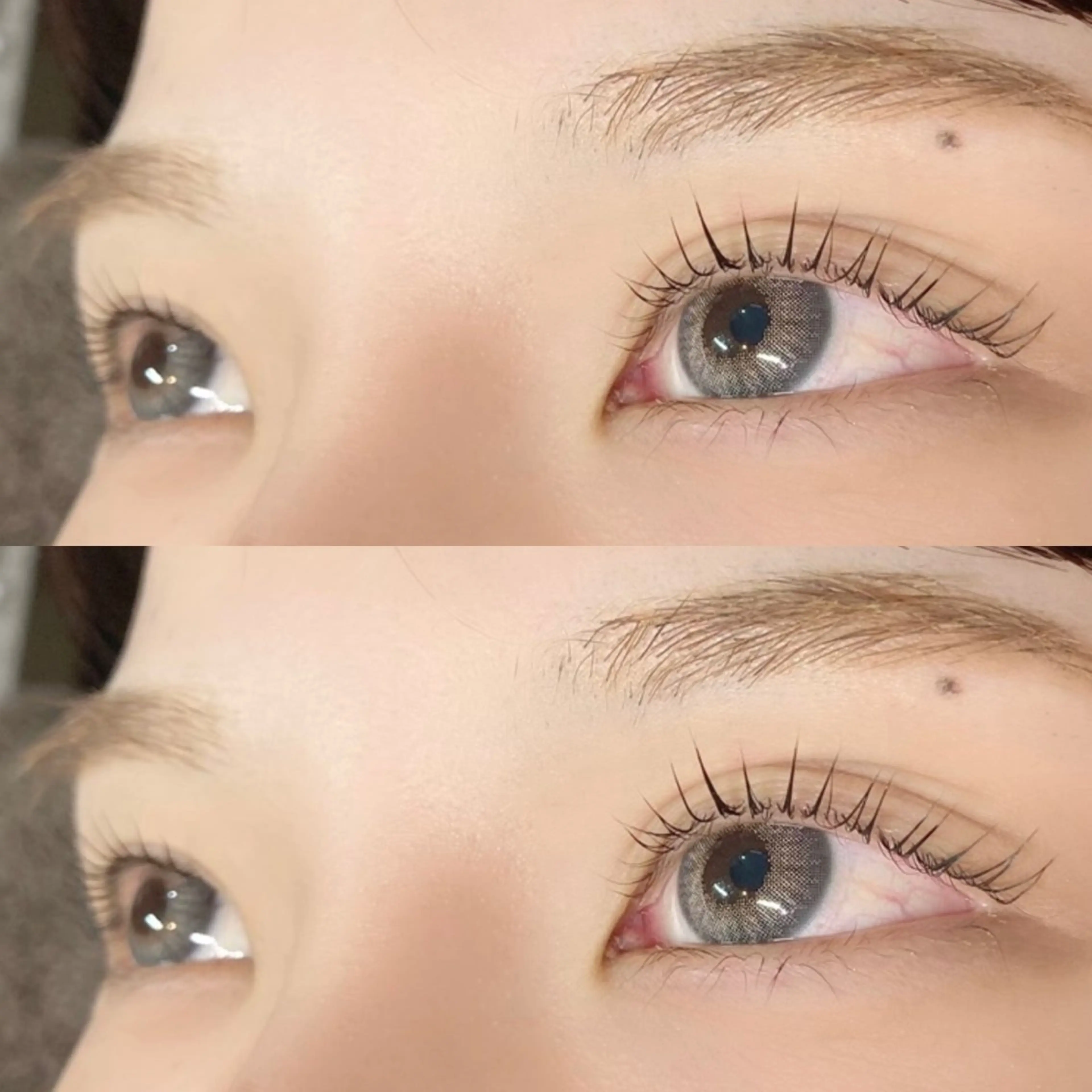 【 パリジェンヌ★】上まつ毛パーマ🌷根本から立ち上げるストレートなデザインです！の写真