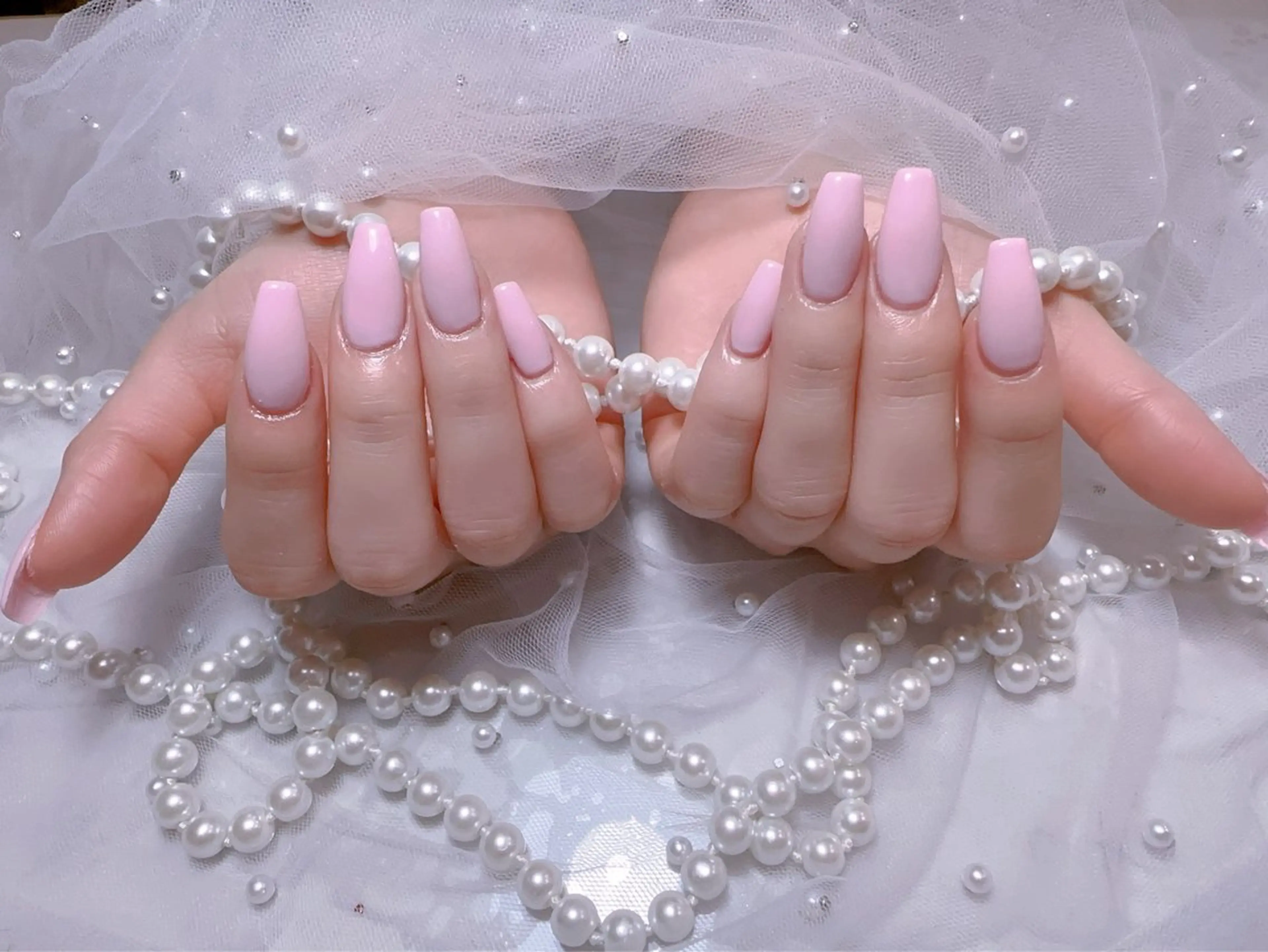 ネイル 長さ出し ワンカラーネイル ネイルチップ You&Me Miyuのネイルデザイン