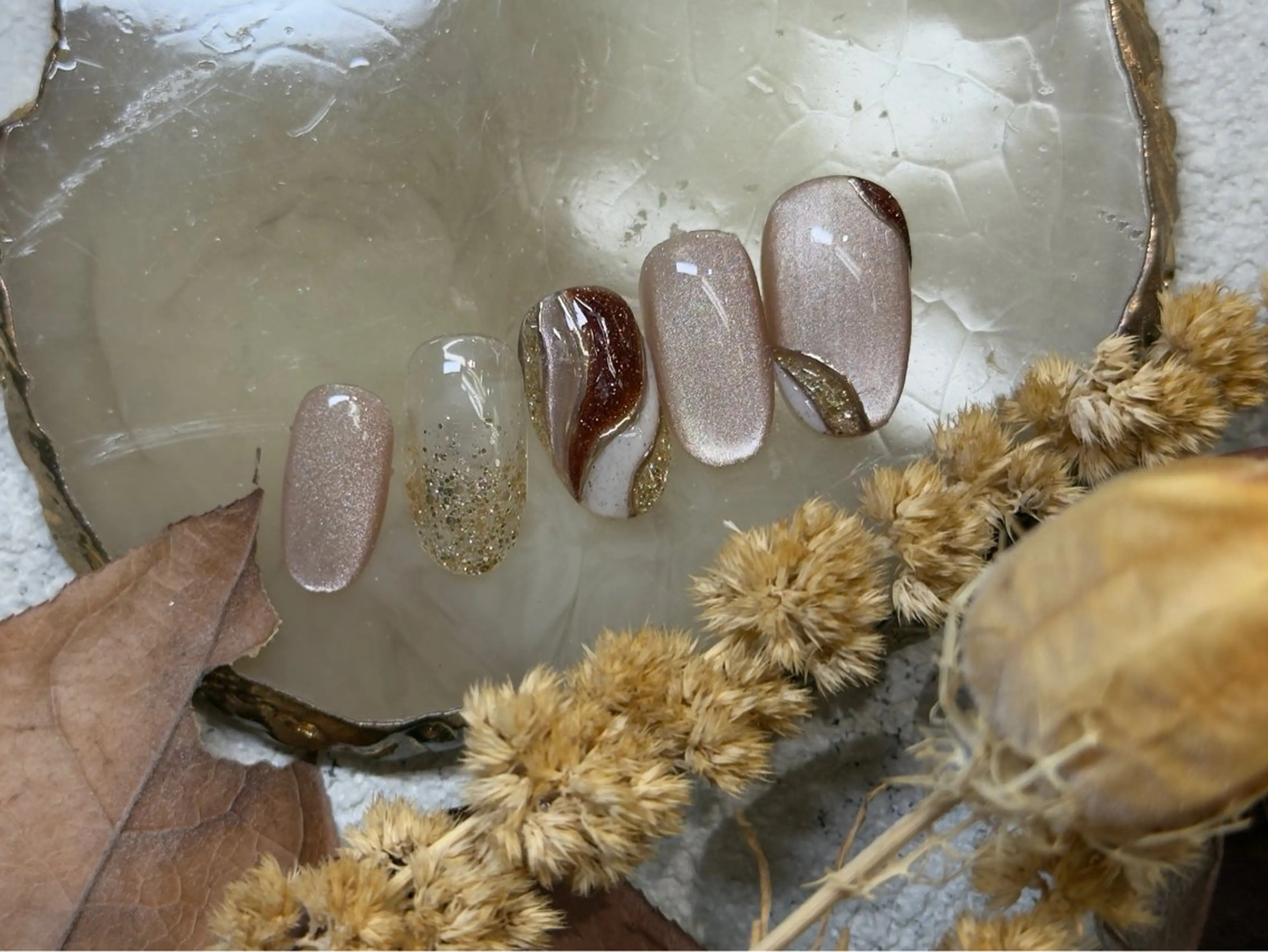 ネイル 小野里 七海のネイルデザイン