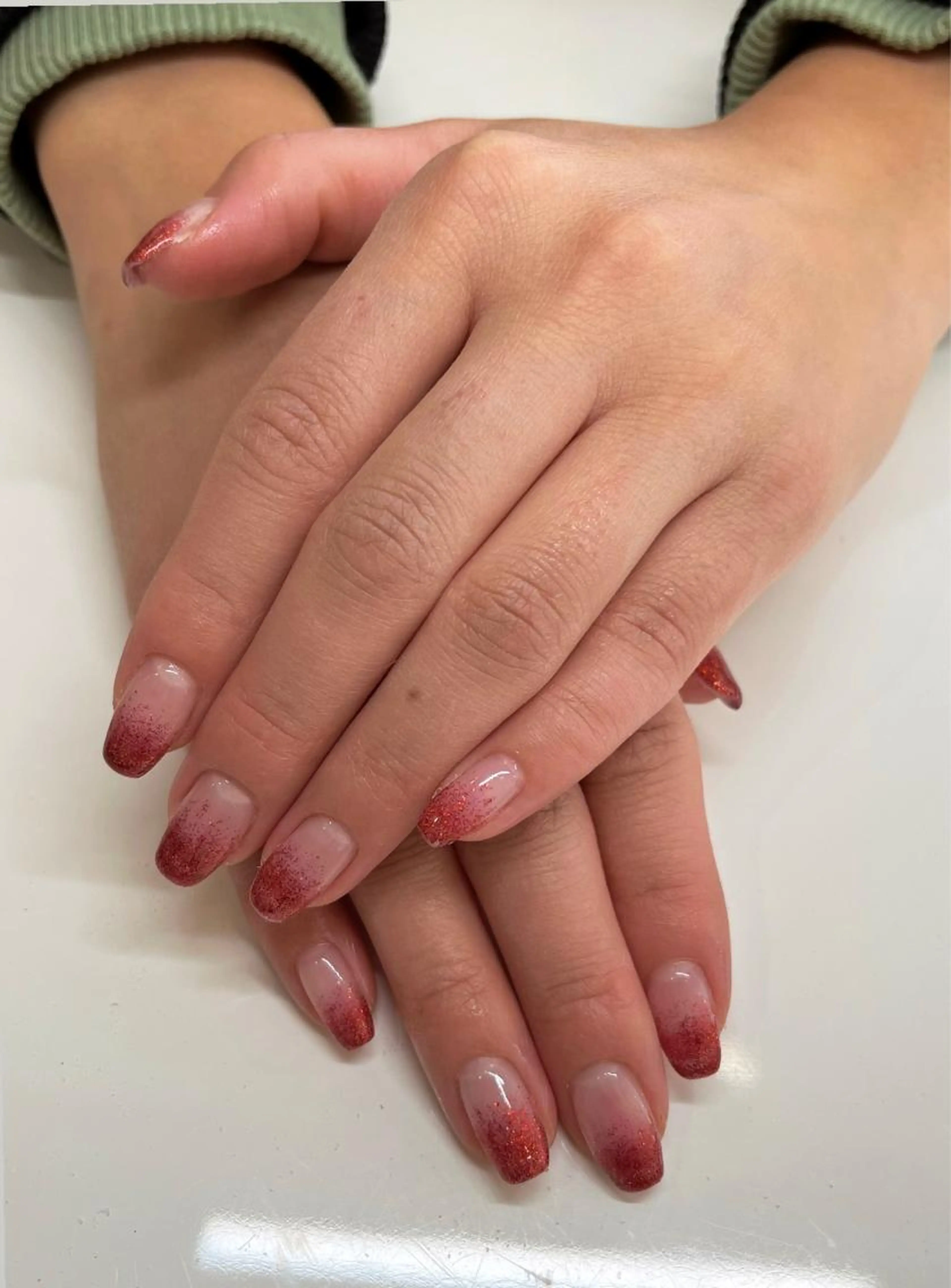 【ハンド💅🏻】💗グラデーション💗(オフ・ケア込)の写真