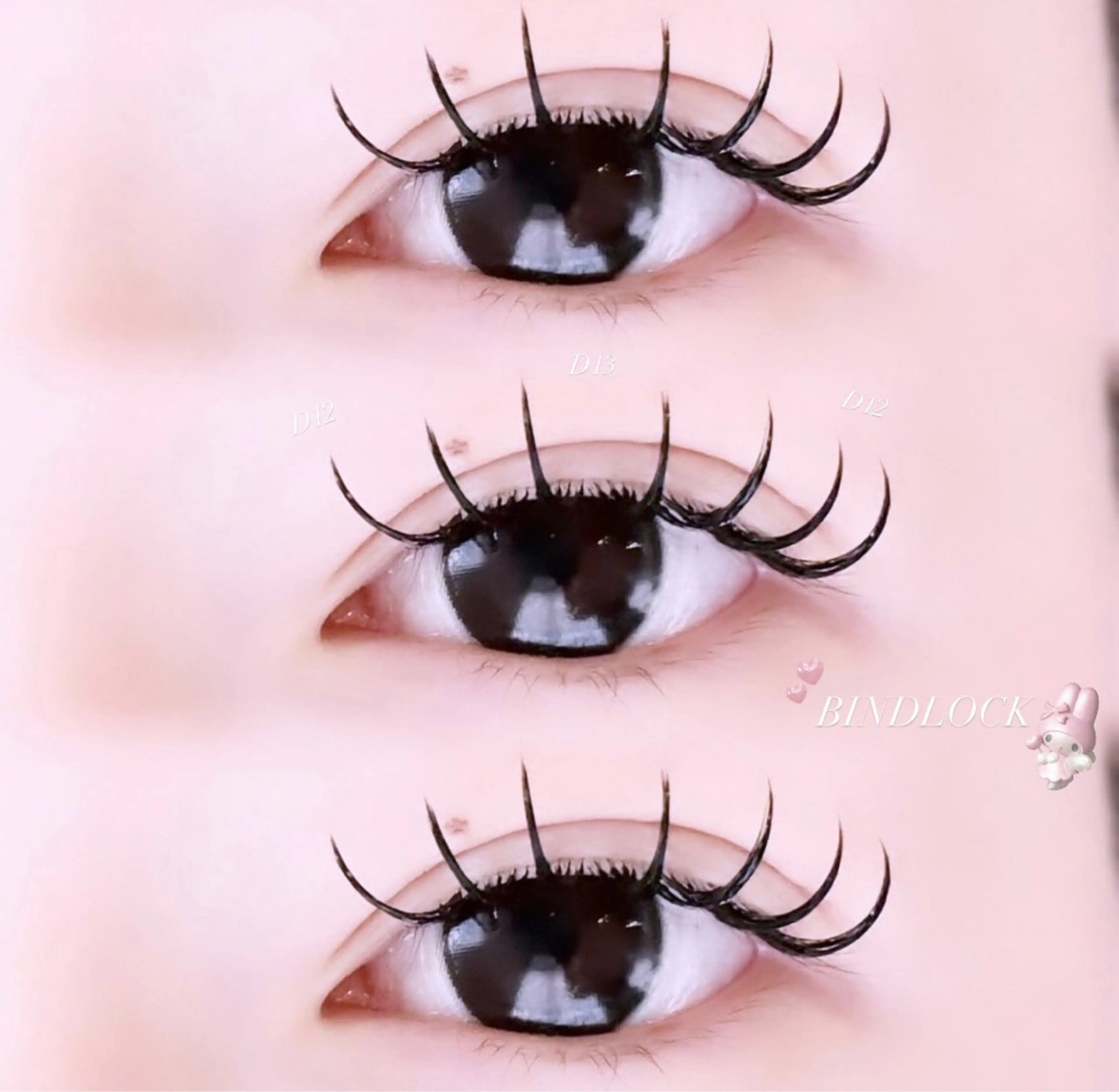 マツエク・マツパ バインドロック 束感まつ毛 マツエク 🎀millie ainee♡田畑🎀のマツエク・マツパデザイン