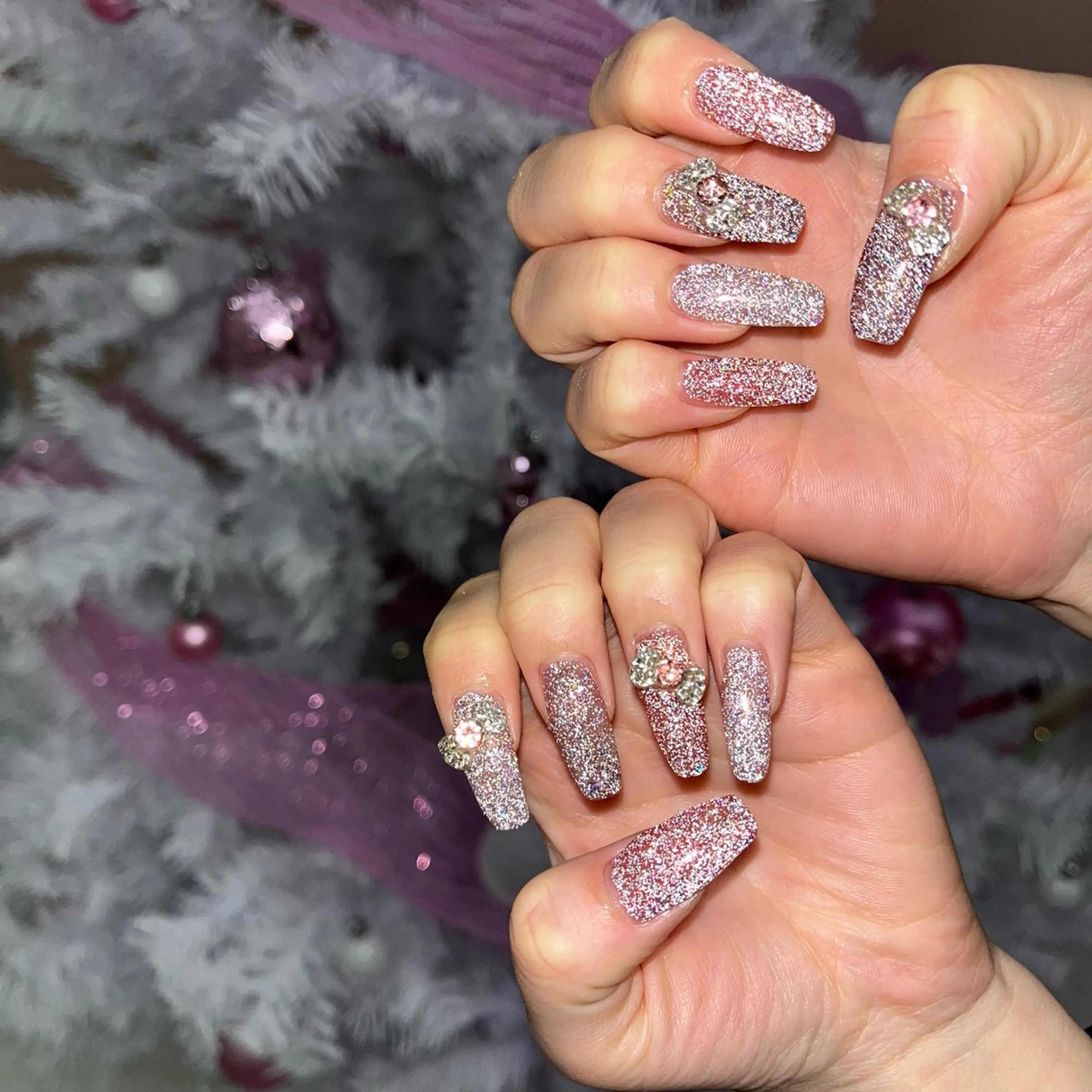 フラッシュ、マグネット、ミラーネイルの写真