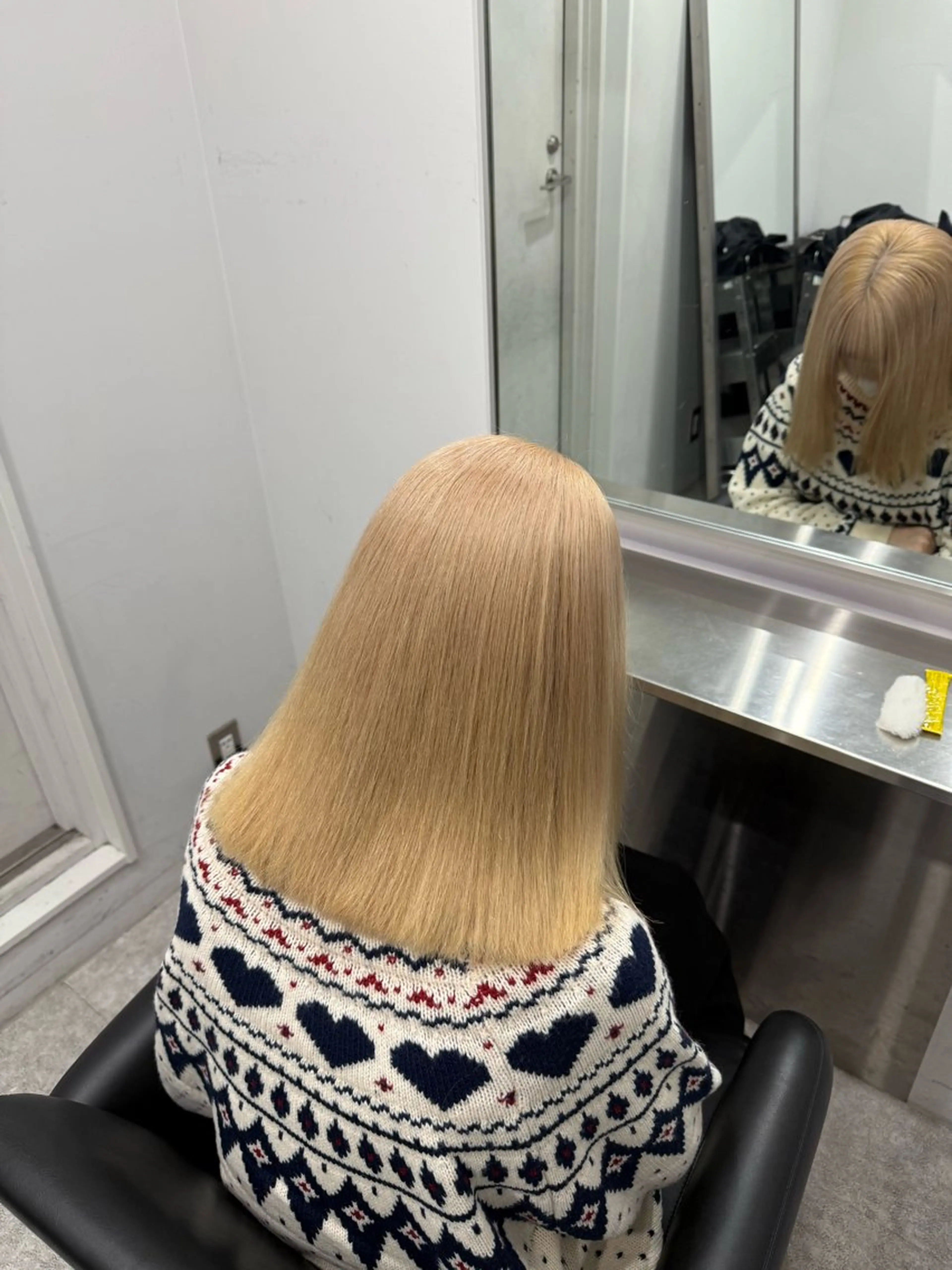 ロング カラー ベージュカラー ブリーチ ブロンド ピンクカラー ヘアカラー ハイトーン特化/ 複雑履歴修正/拓真のヘアスタイル