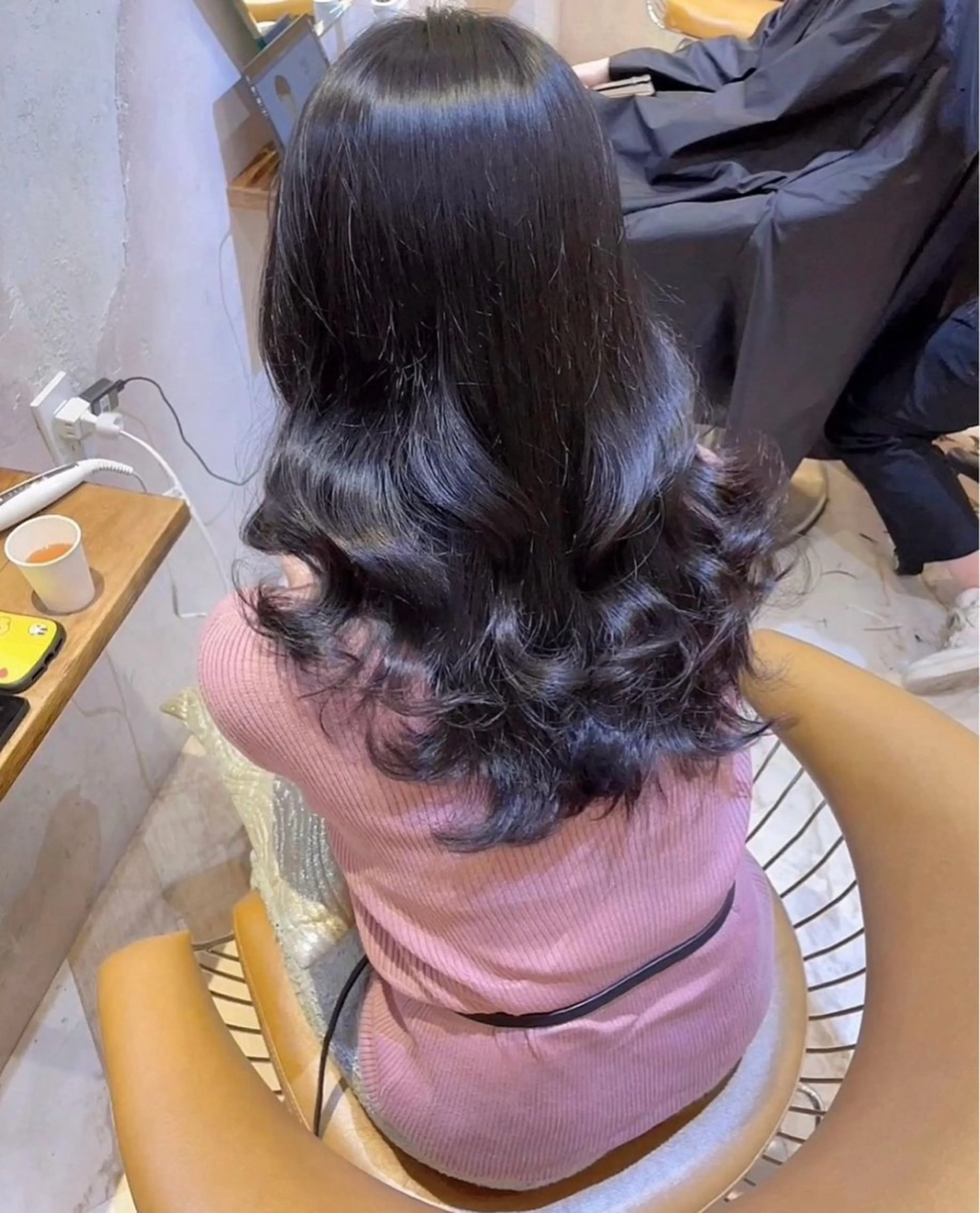 ロング カラー ❤️ブリーチなし💚 ダブルカラー平野実花のヘアスタイル