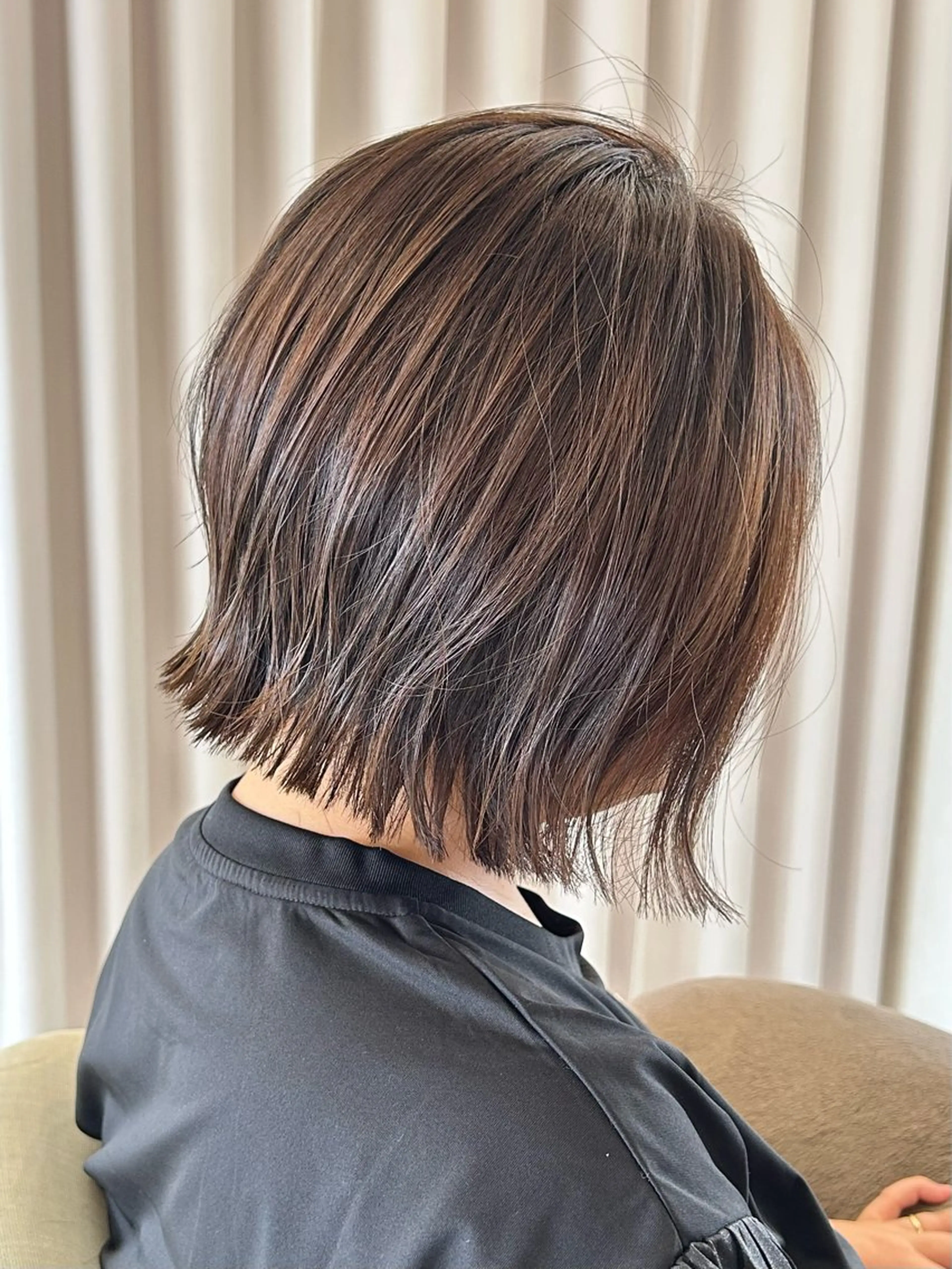 ショート ボブ くびれヘア CYCLE所属・千明 大輝のヘアスタイル