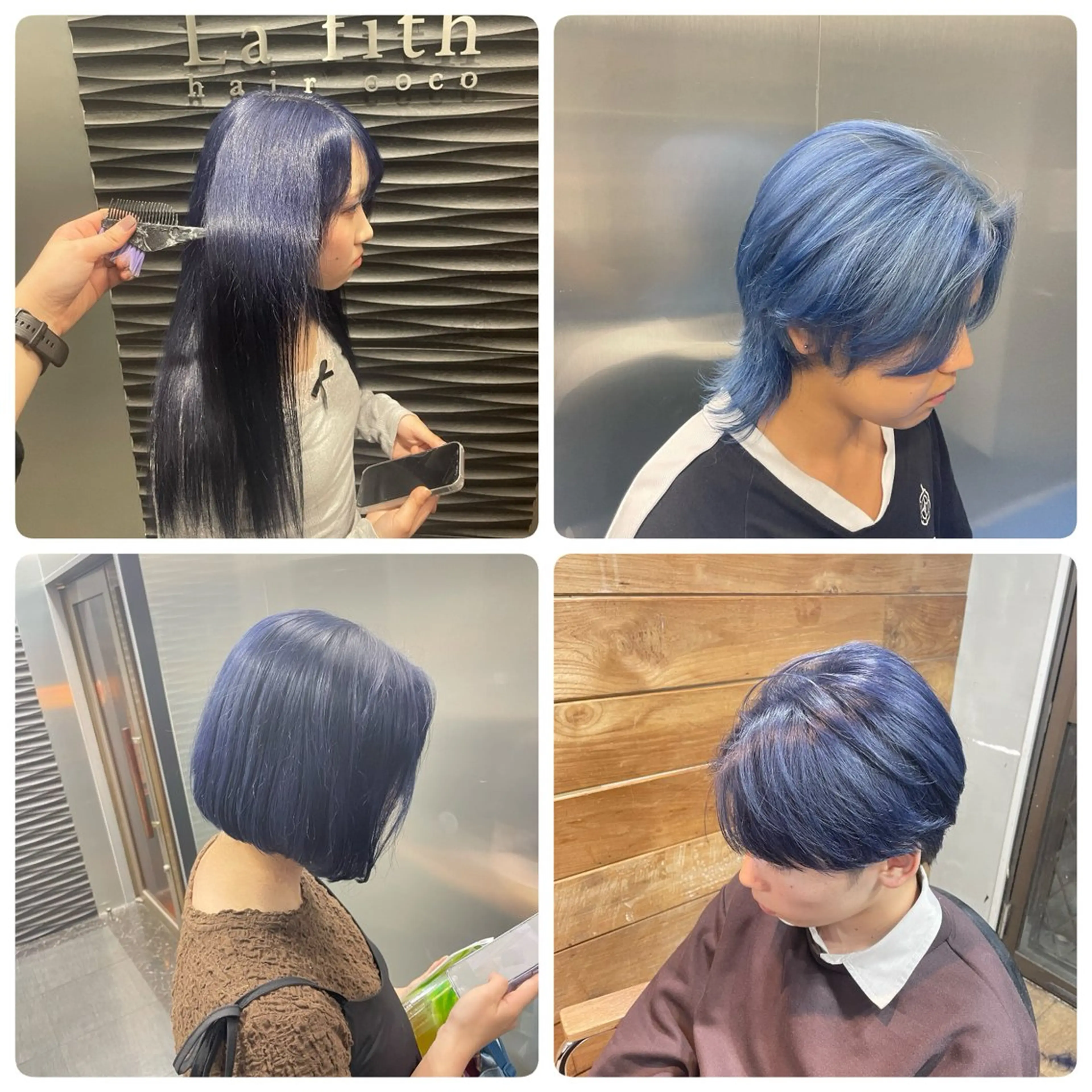 カラー ブルーカラー カット ヘアカラー カラーブリーチ特化 石原勇希のヘアスタイル