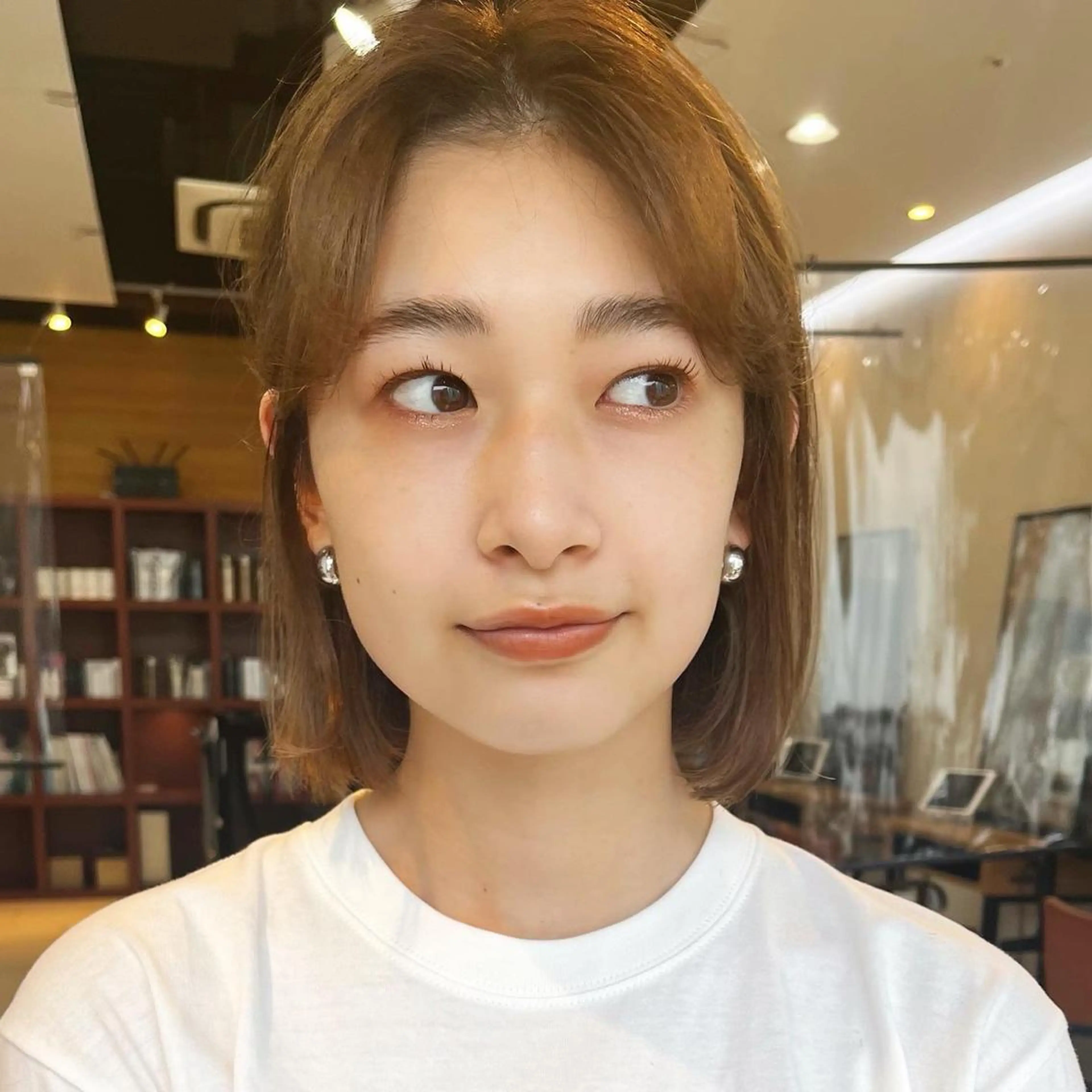 ショート カラー カット トリートメント 🌱小顔ヘア/ボブ ミディアム/双葉🌱のヘアスタイル