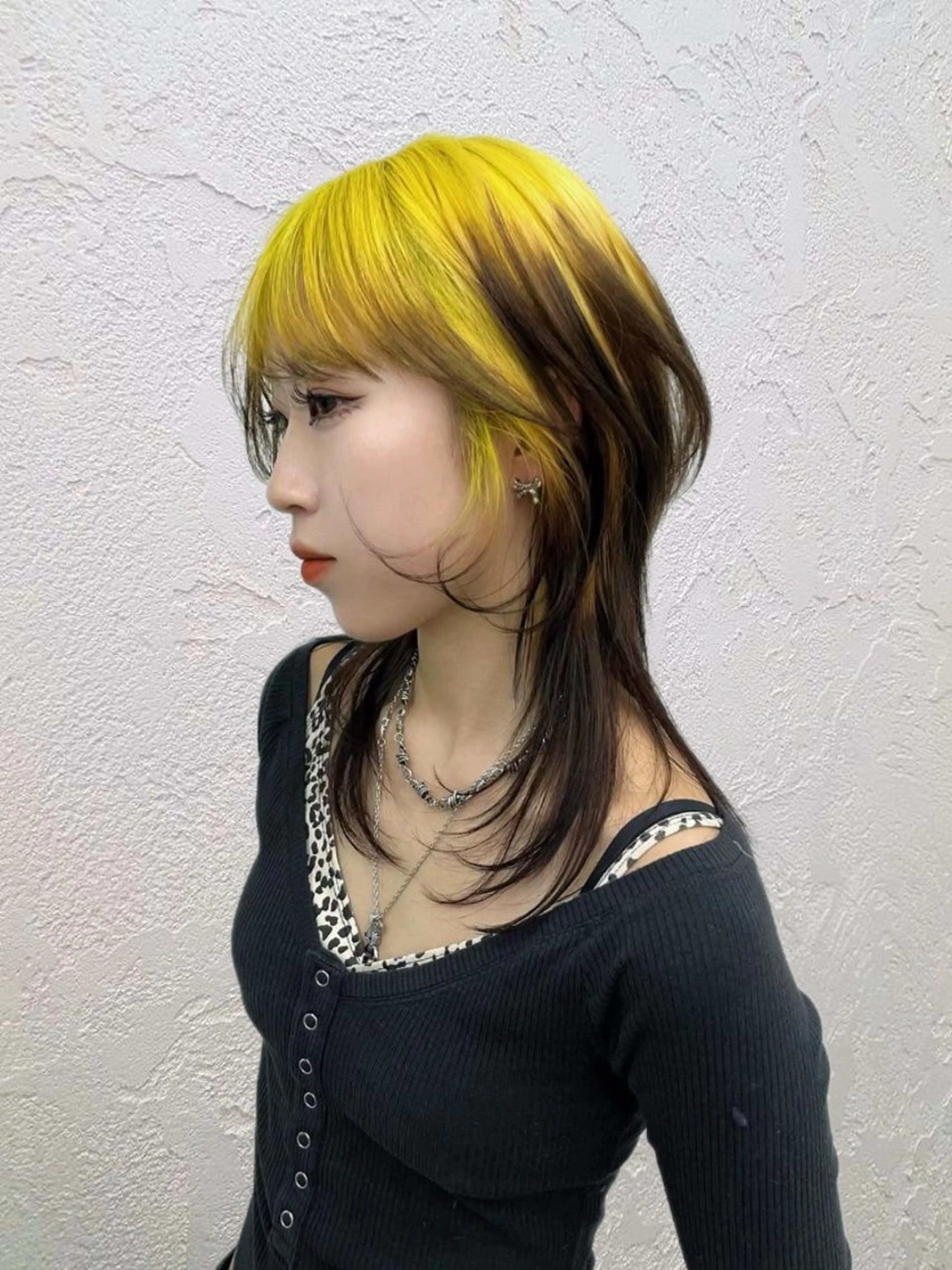 【U28】【個性全開⭐️💫】ブリーチカラー＋長さカット✨🪞の写真