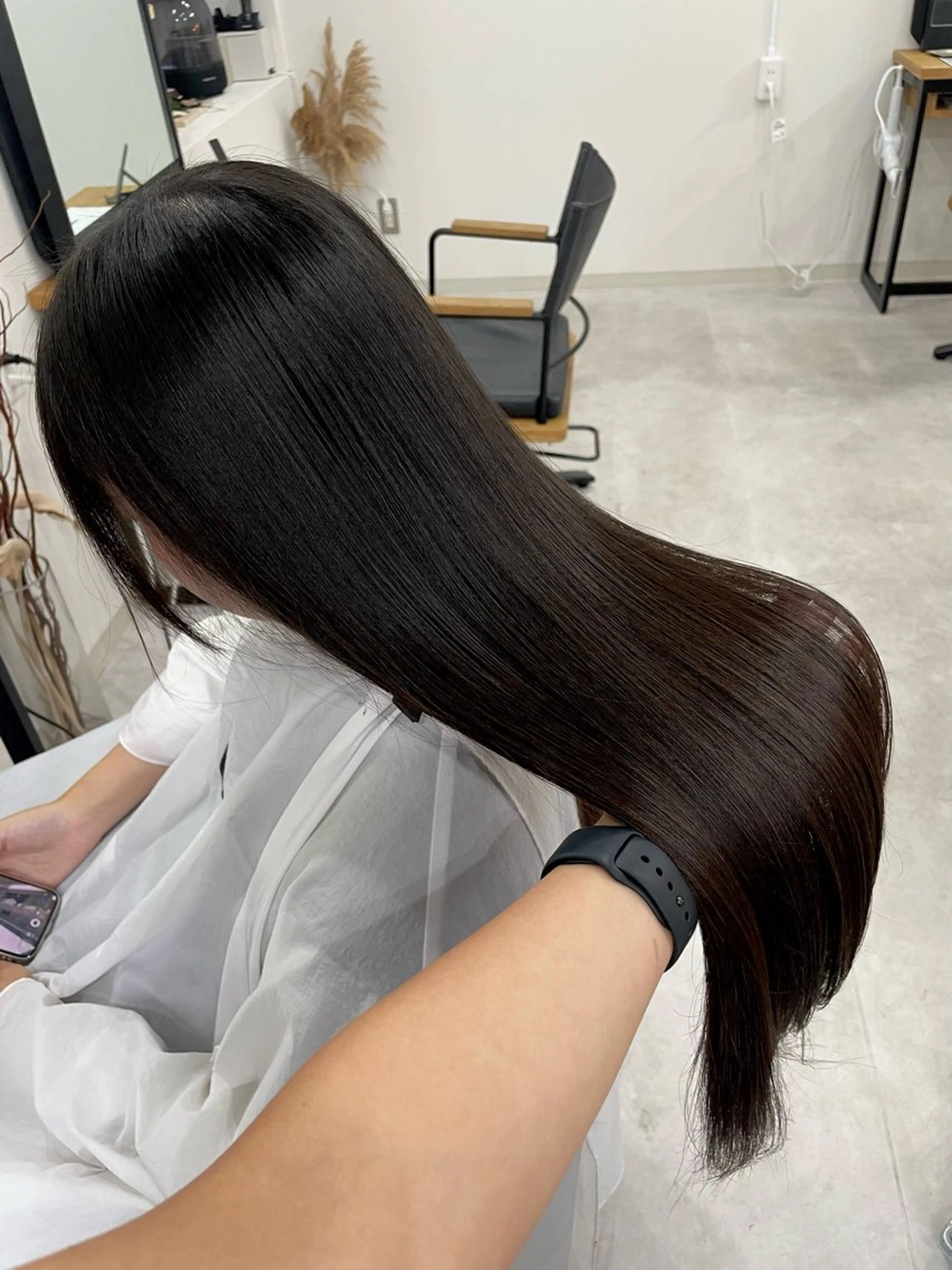 ロング 縮毛矯正 カット 縮毛矯正 トリートメント Mina/岡山/矯正 ブリーチ/レイヤーのヘアスタイル