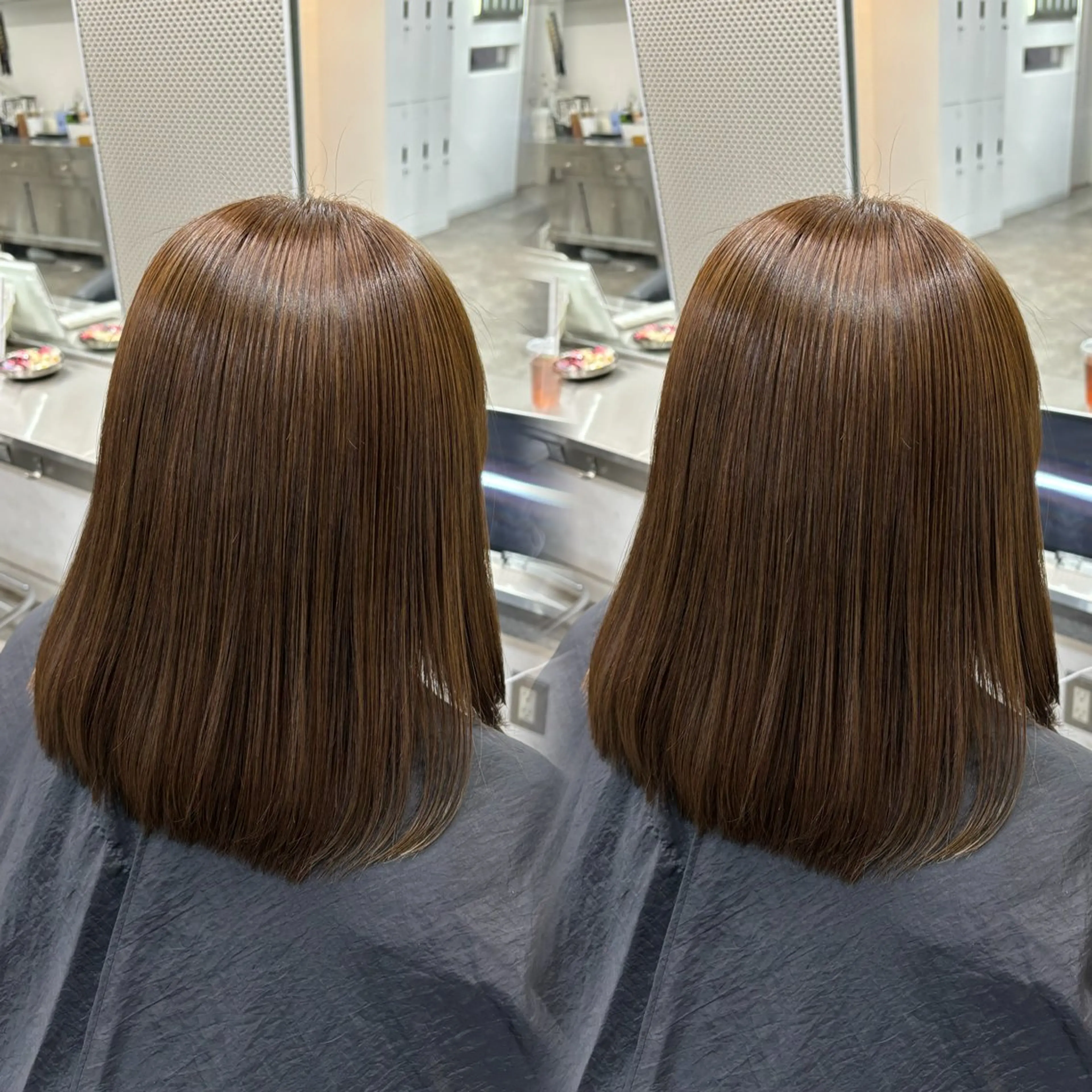 ミディアム 吉成 葉南のヘアスタイル