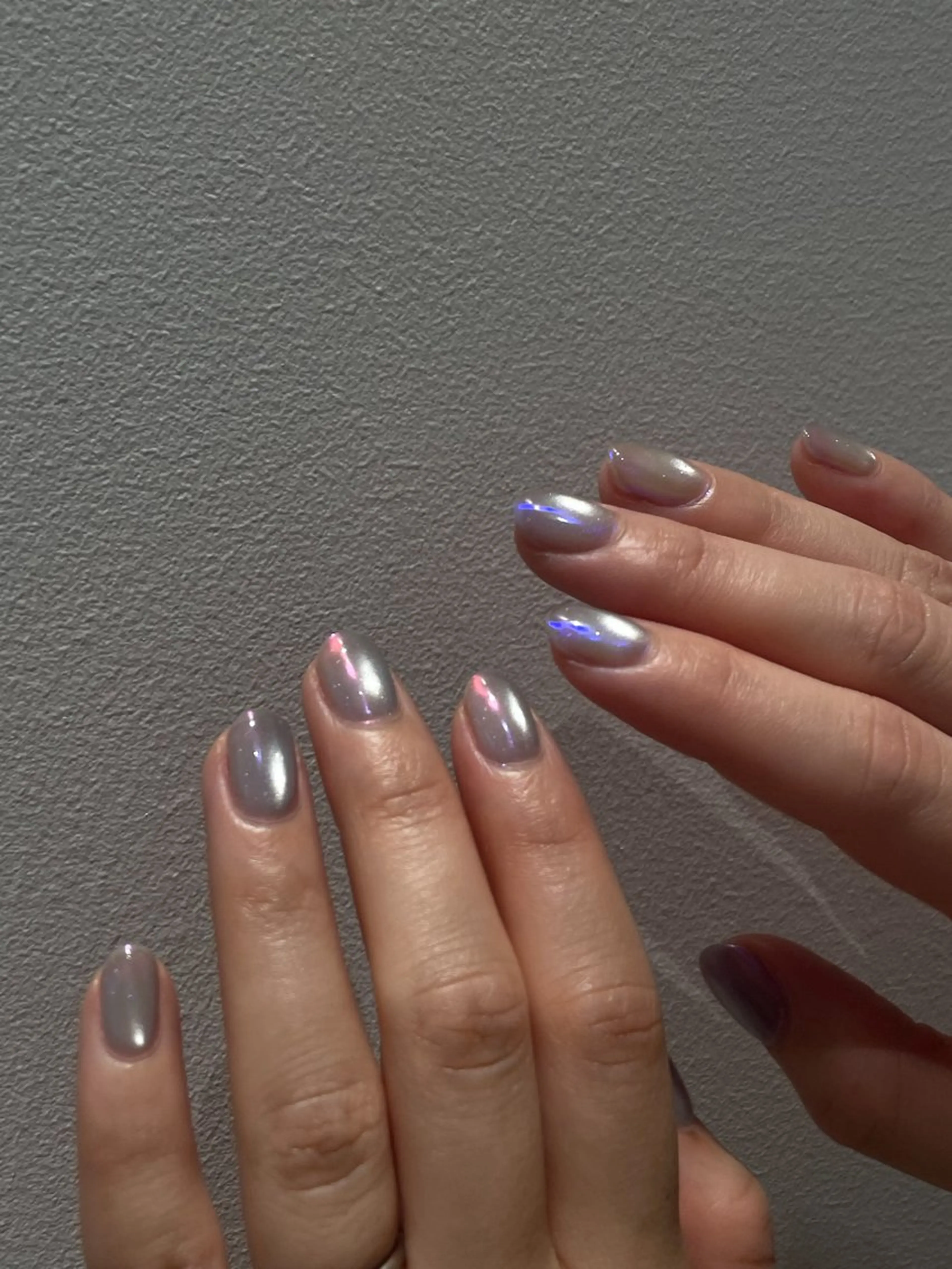 ネイル ブルー 氷ネイル・うるうるネイル 水色 ピンク anny ／あにのネイルデザイン