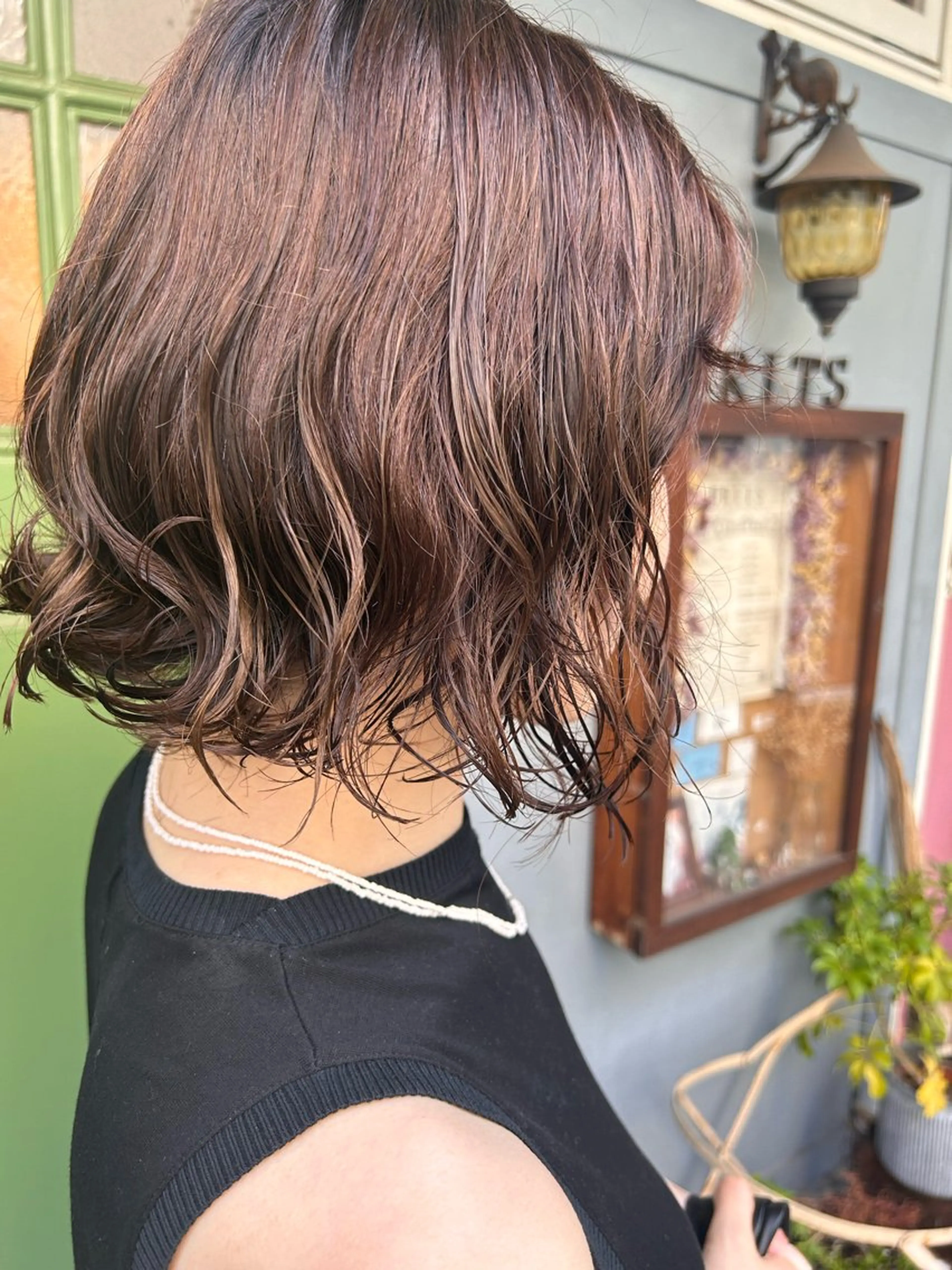 ショート パーマ ニュアンスパーマ カット パーマ トリートメント 清水千優/パーマ/透 明感カラー/メンズのヘアスタイル