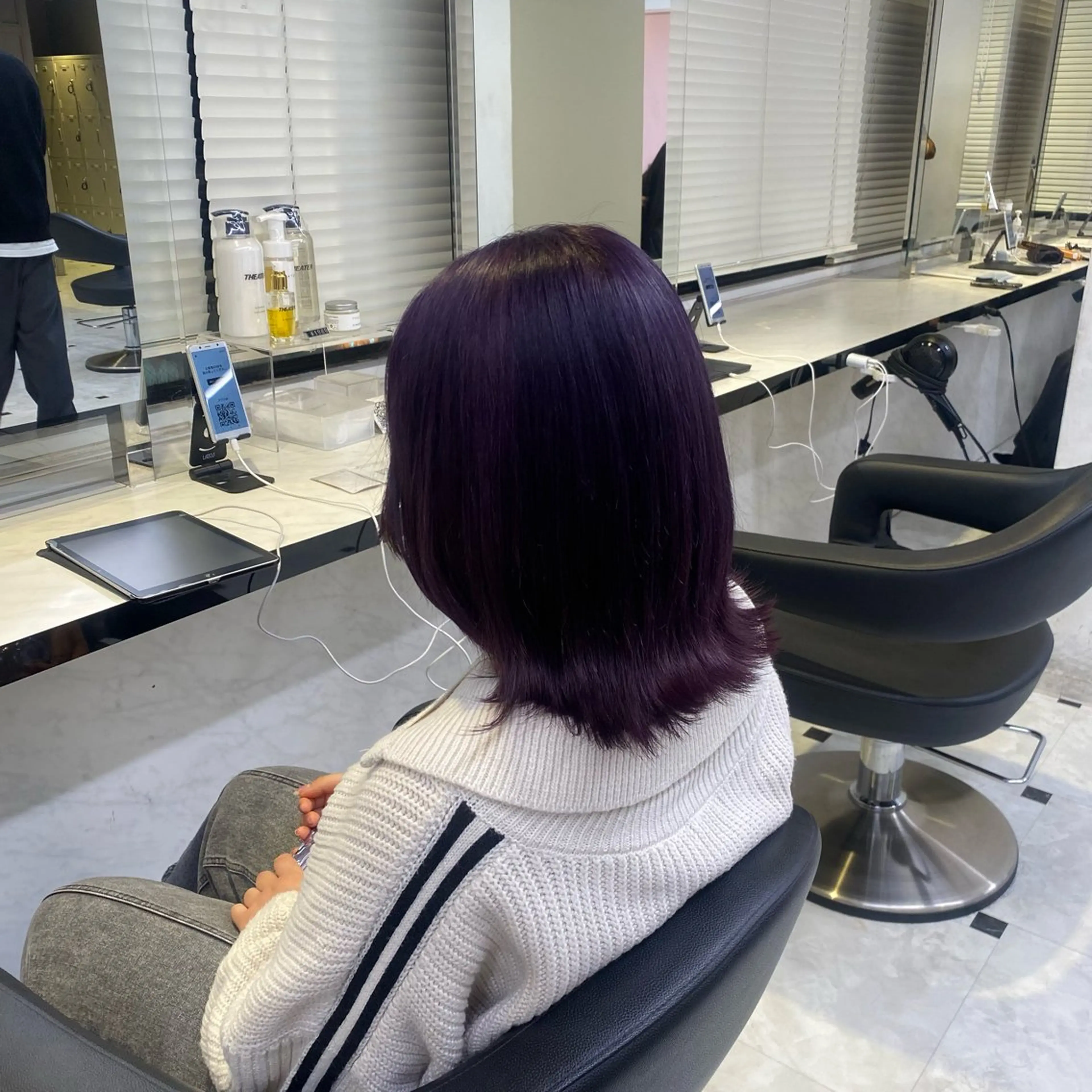 ロング カラー ヘアカラー トリートメント ヘッドスパ ヘアセット 透明感ベージュカラー 🪞上野🪞AIのヘアスタイル