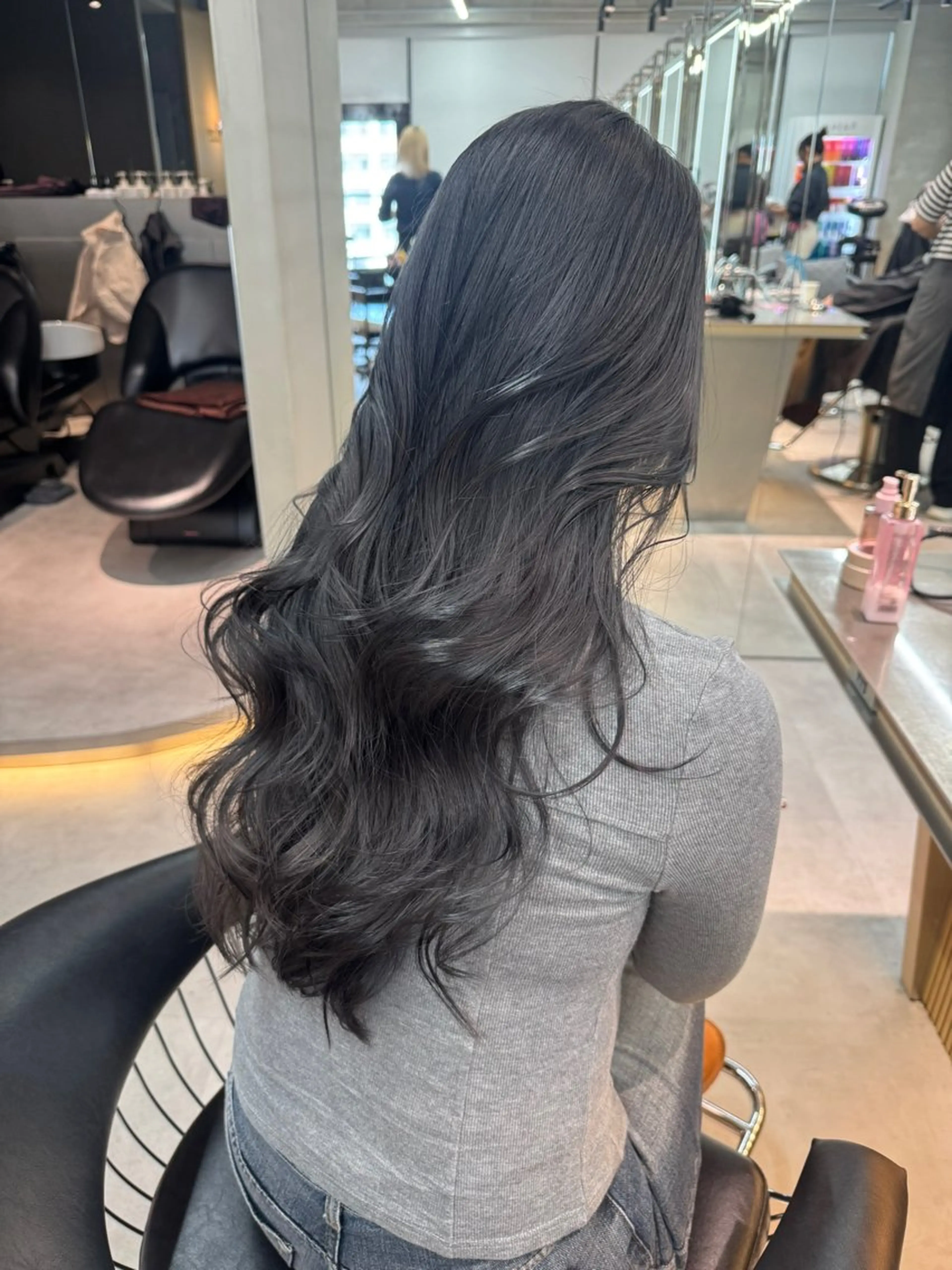 ロング カラー ヘアアレンジ カット ヘアカラー トリートメント ARIA💎縮毛矯正 ブリーチ💎複雑履歴のヘアスタイル