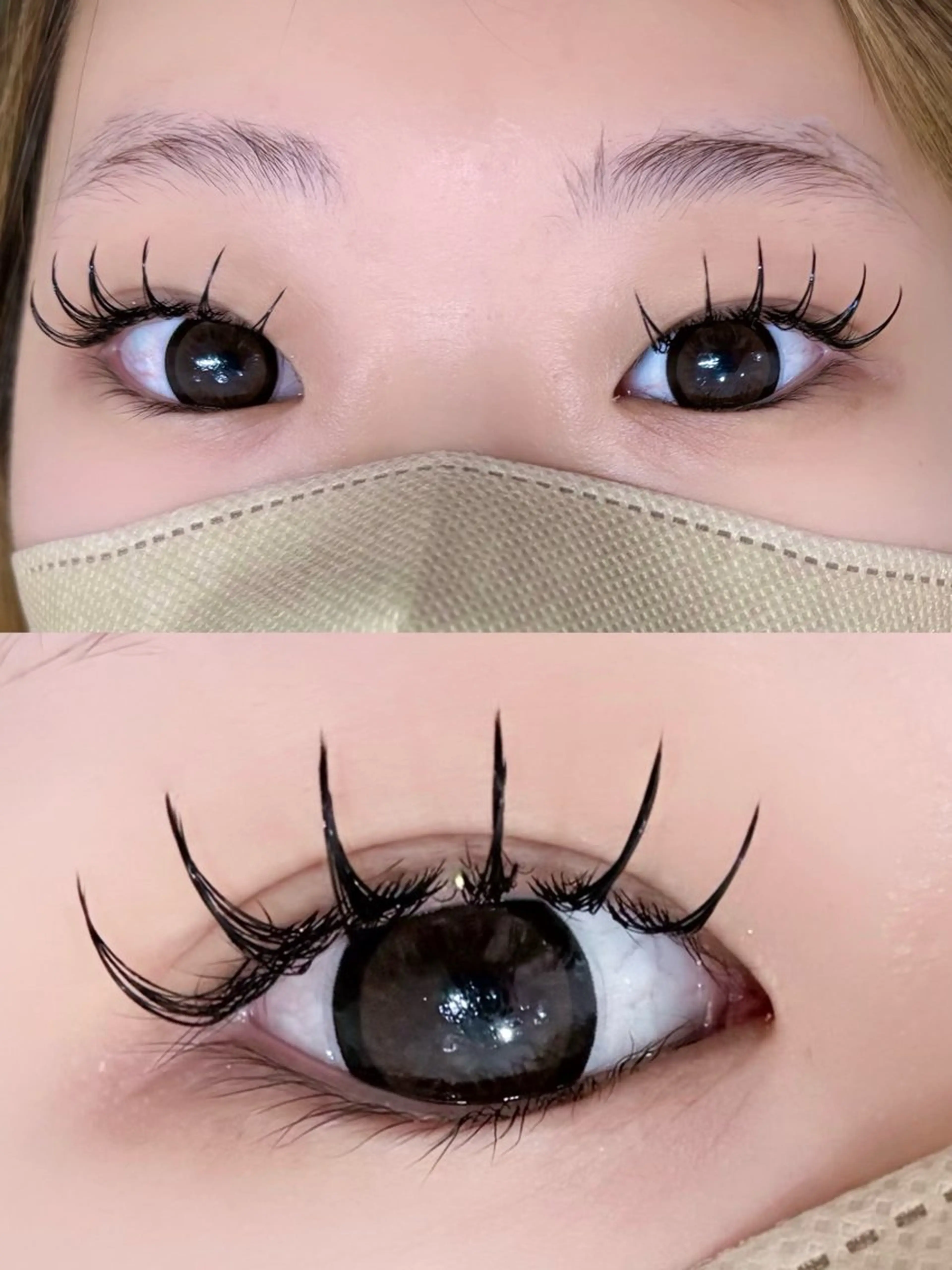マツエク・マツパ 束感まつ毛 マツエク LUNELLA☾ ໋ SANKAのマツエク・マツパデザイン