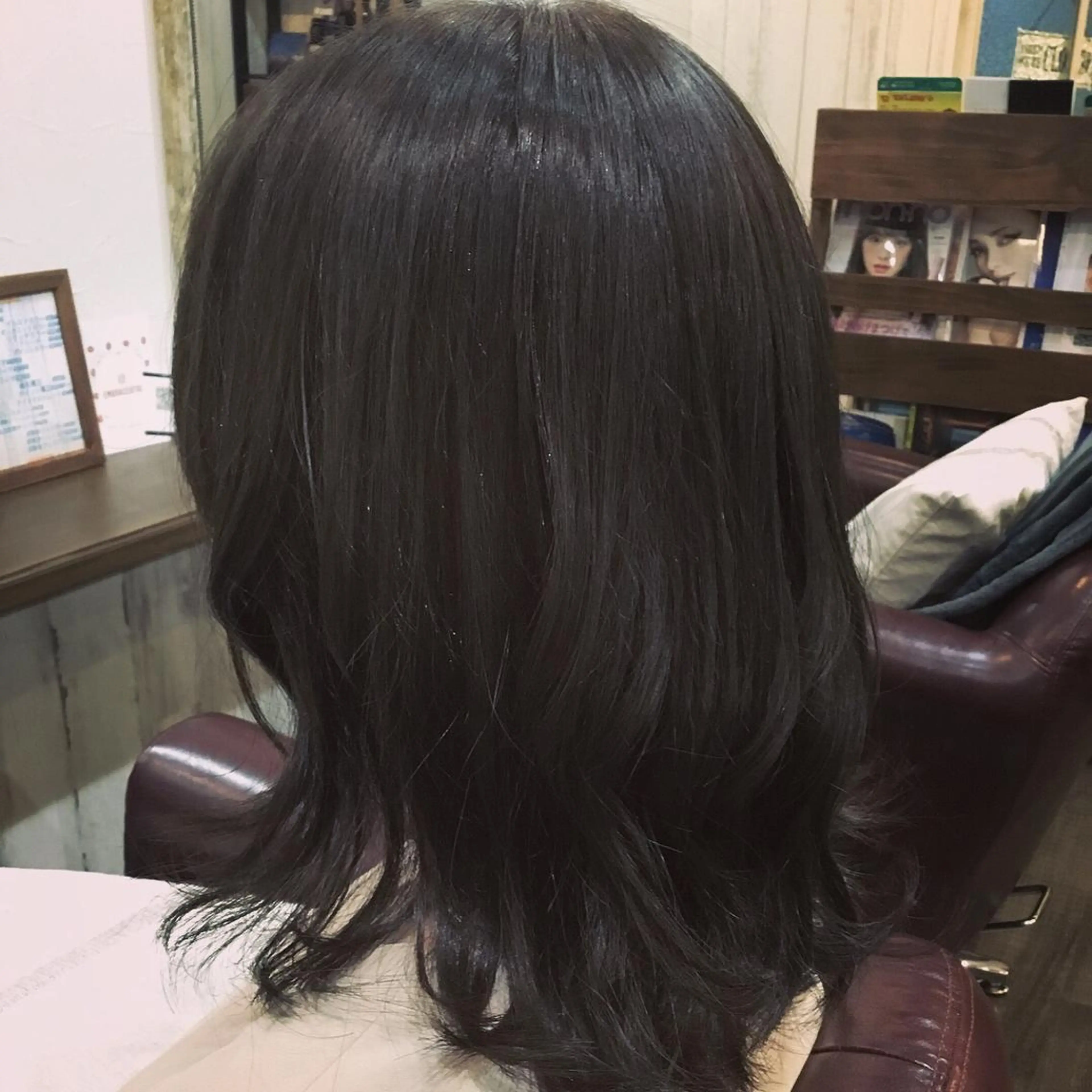 ミディアム カラー パーマ embrace エンブレイスのヘアスタイル