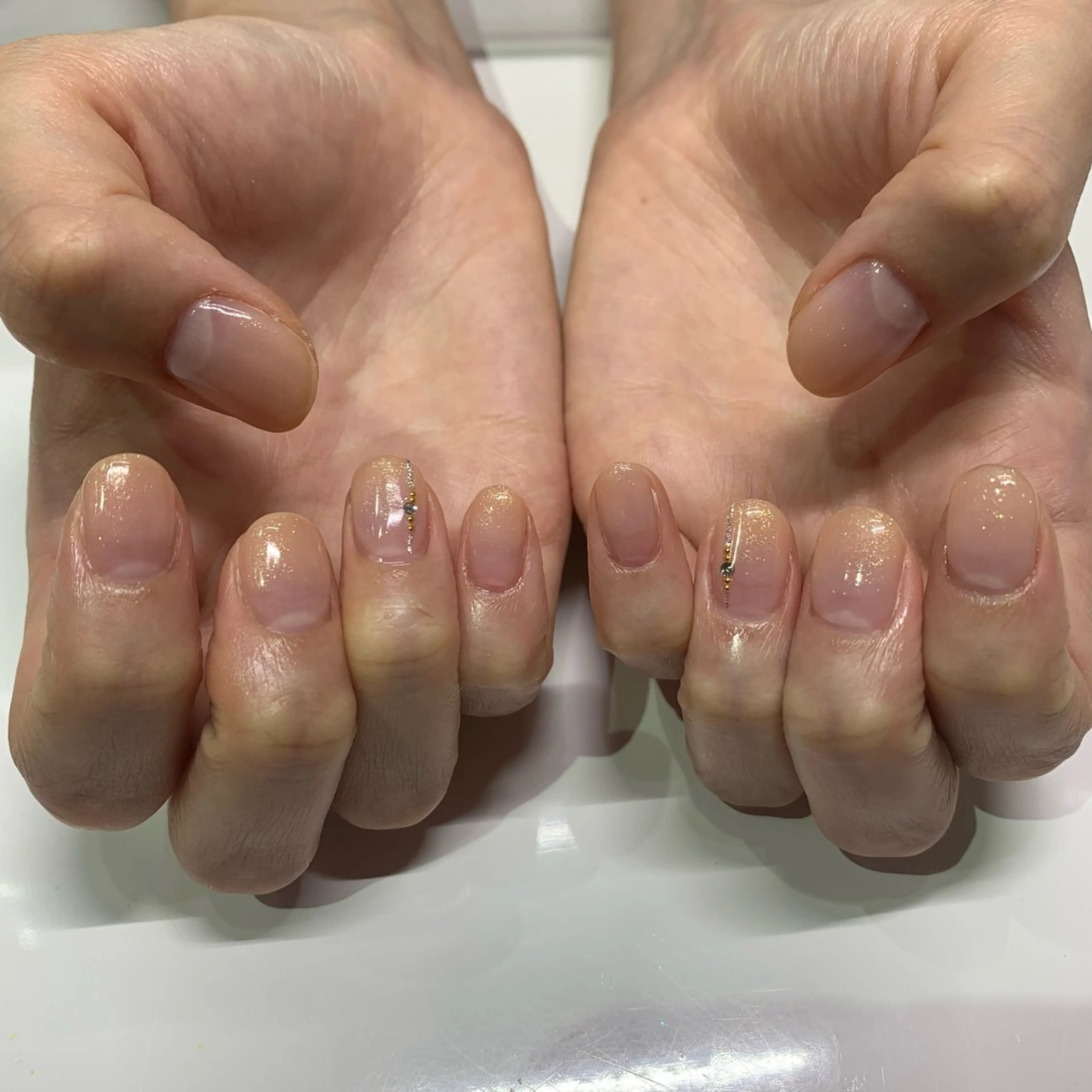 ネイル アートネイル グラデーション ELAN) Hasegawaのネイルデザイン