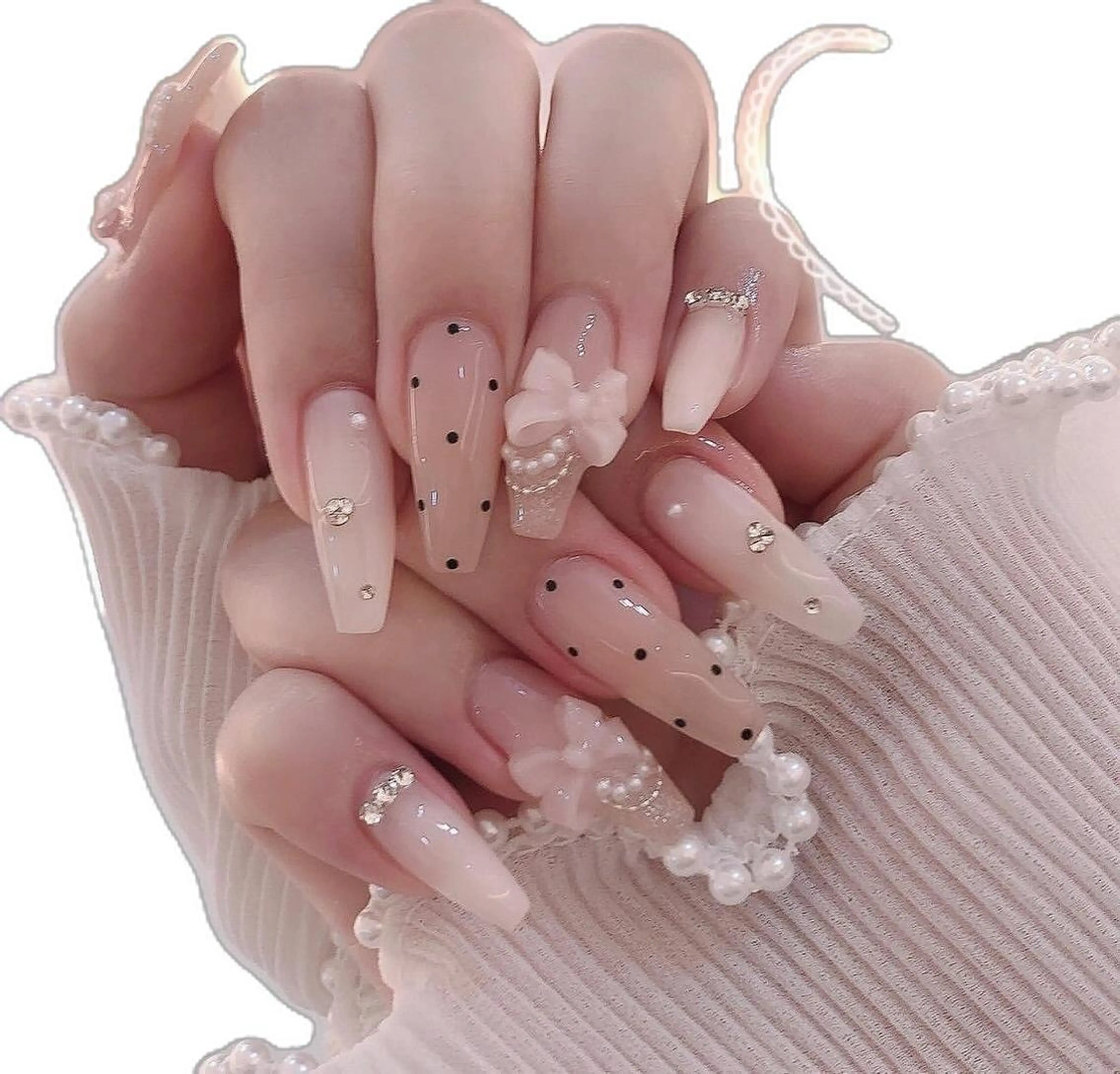 ネイル 長さ出し フレンチネイル グラデーション 卒業式 マグネットネイル ハンドネイル MIHANA NAILのネイルデザイン