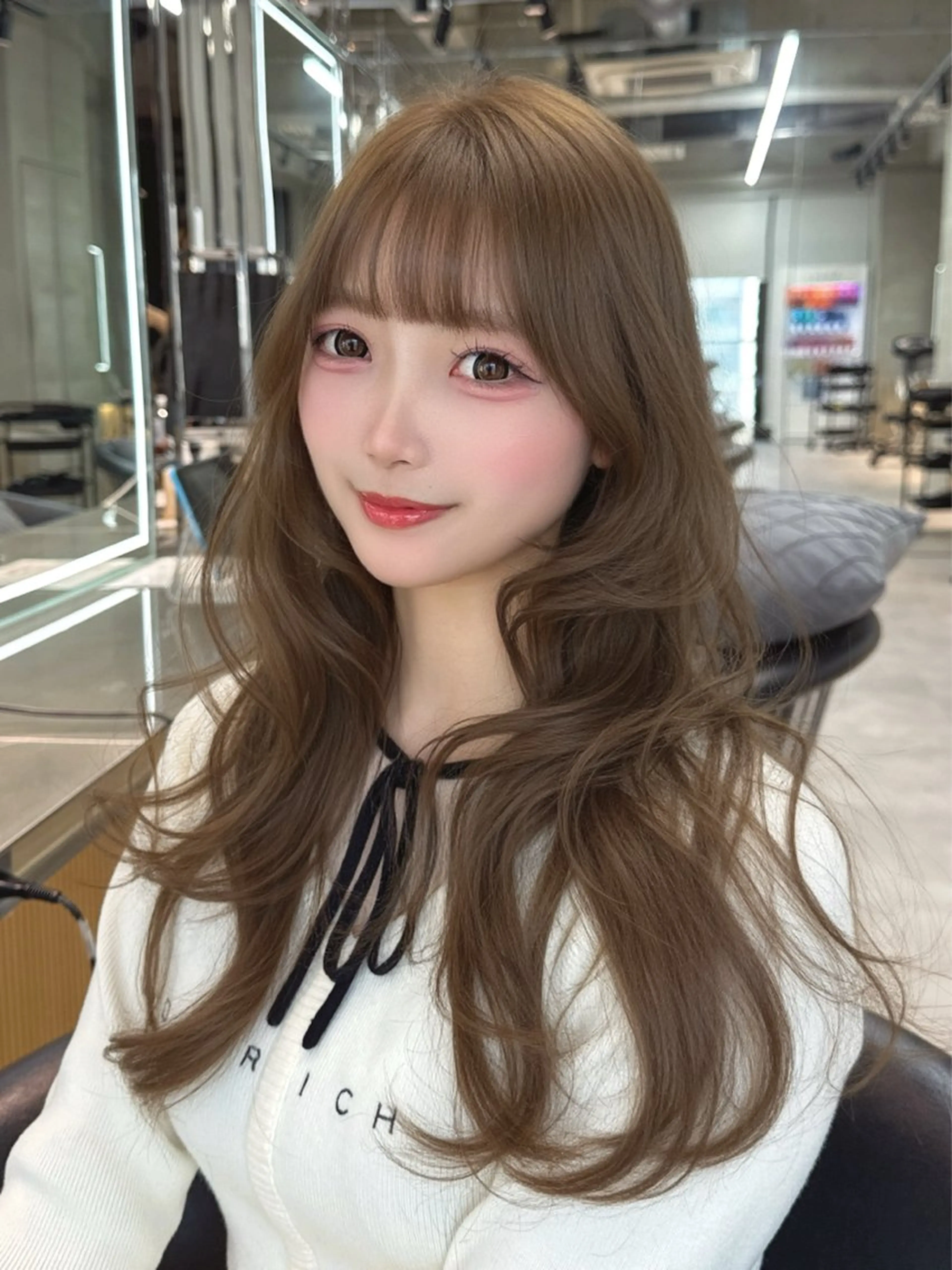 ミディアム カラー 木元 瑛✂︎ボブのヘアスタイル