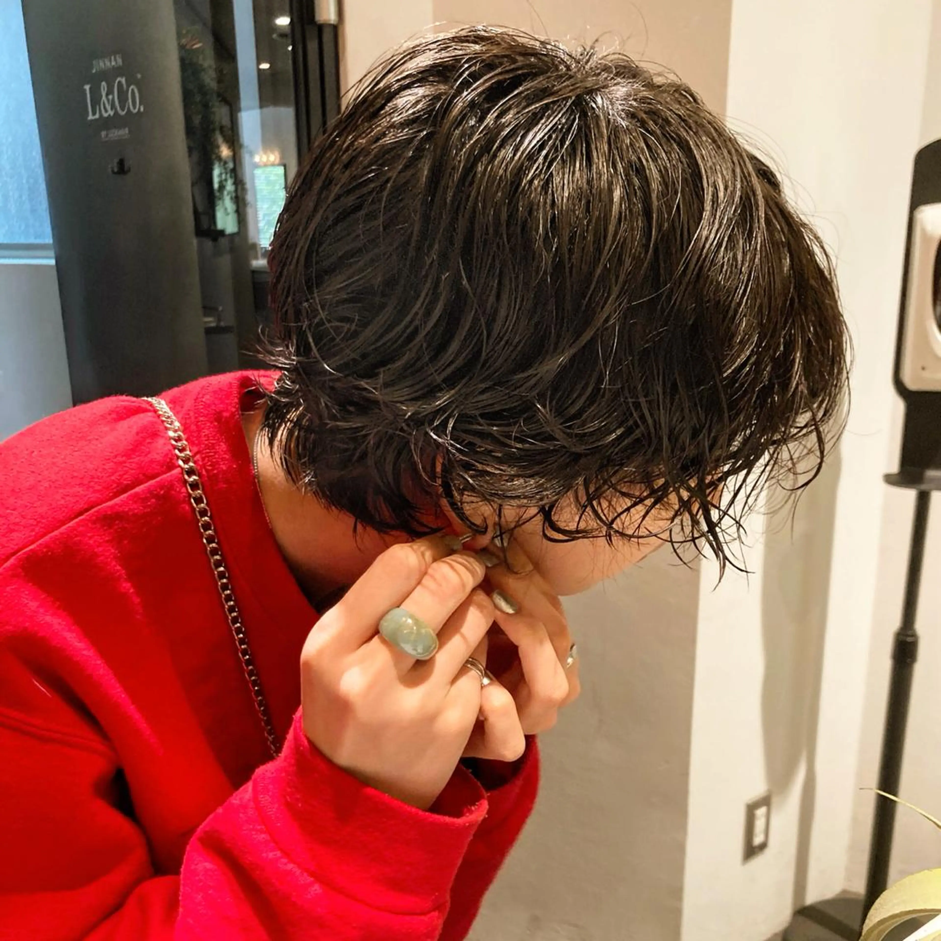 ショート パーマ 🛑柔らか透明感 カラー🛑大谷のヘアスタイル