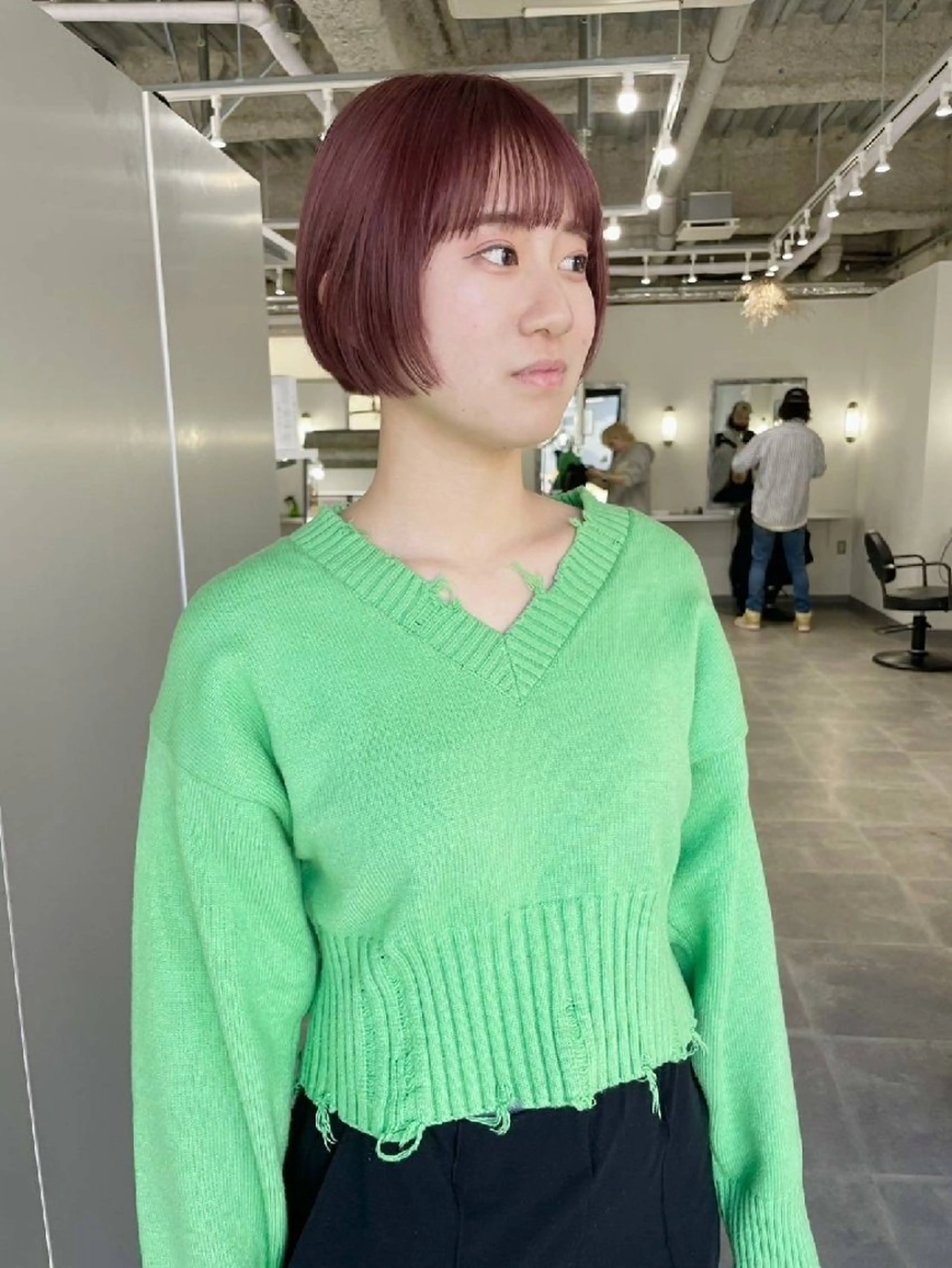 ミディアム ヘアカラー HOLLY Tsutomu🌴のヘアスタイル