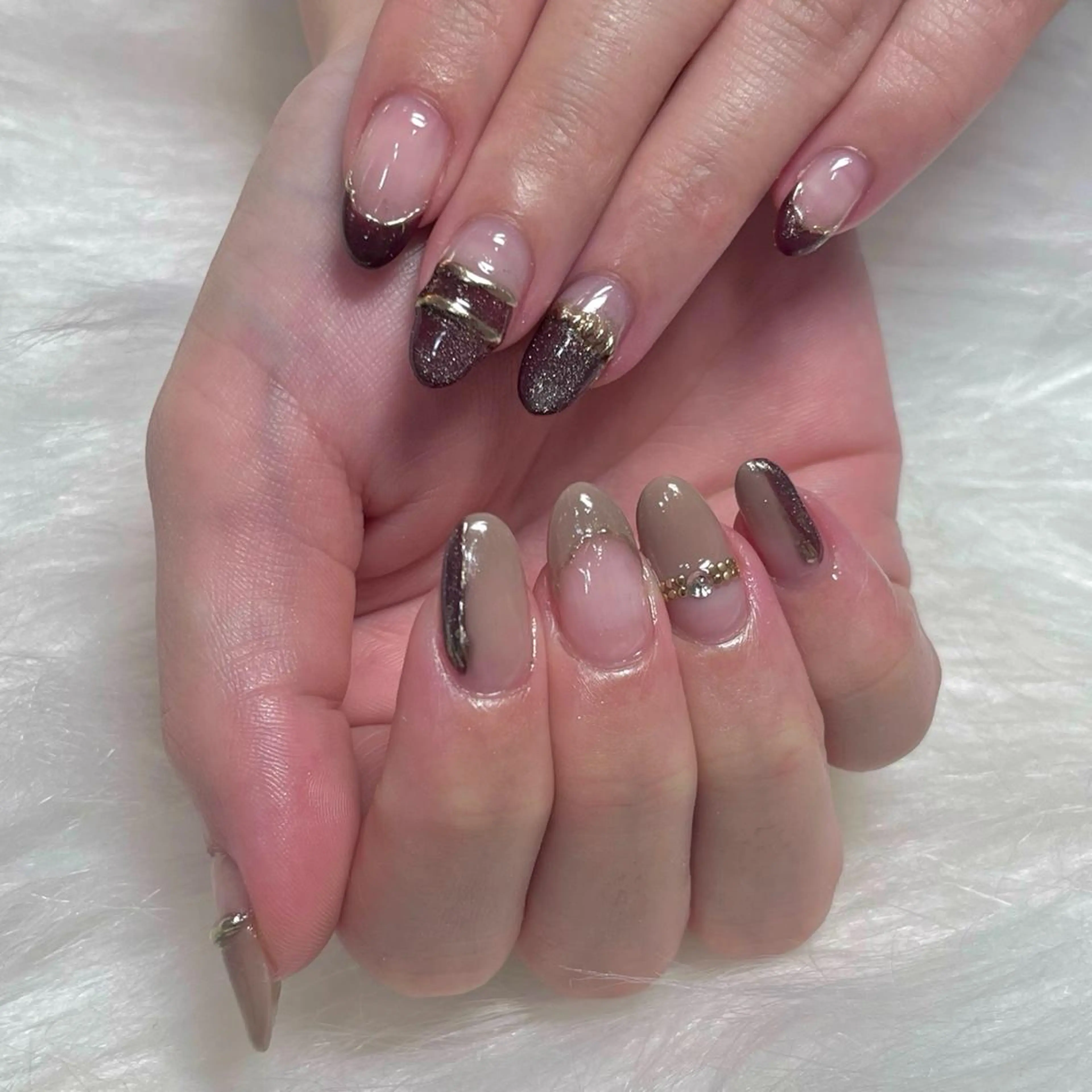 ネイル 冬ネイル 🍑uchida momoka🍑のネイルデザイン