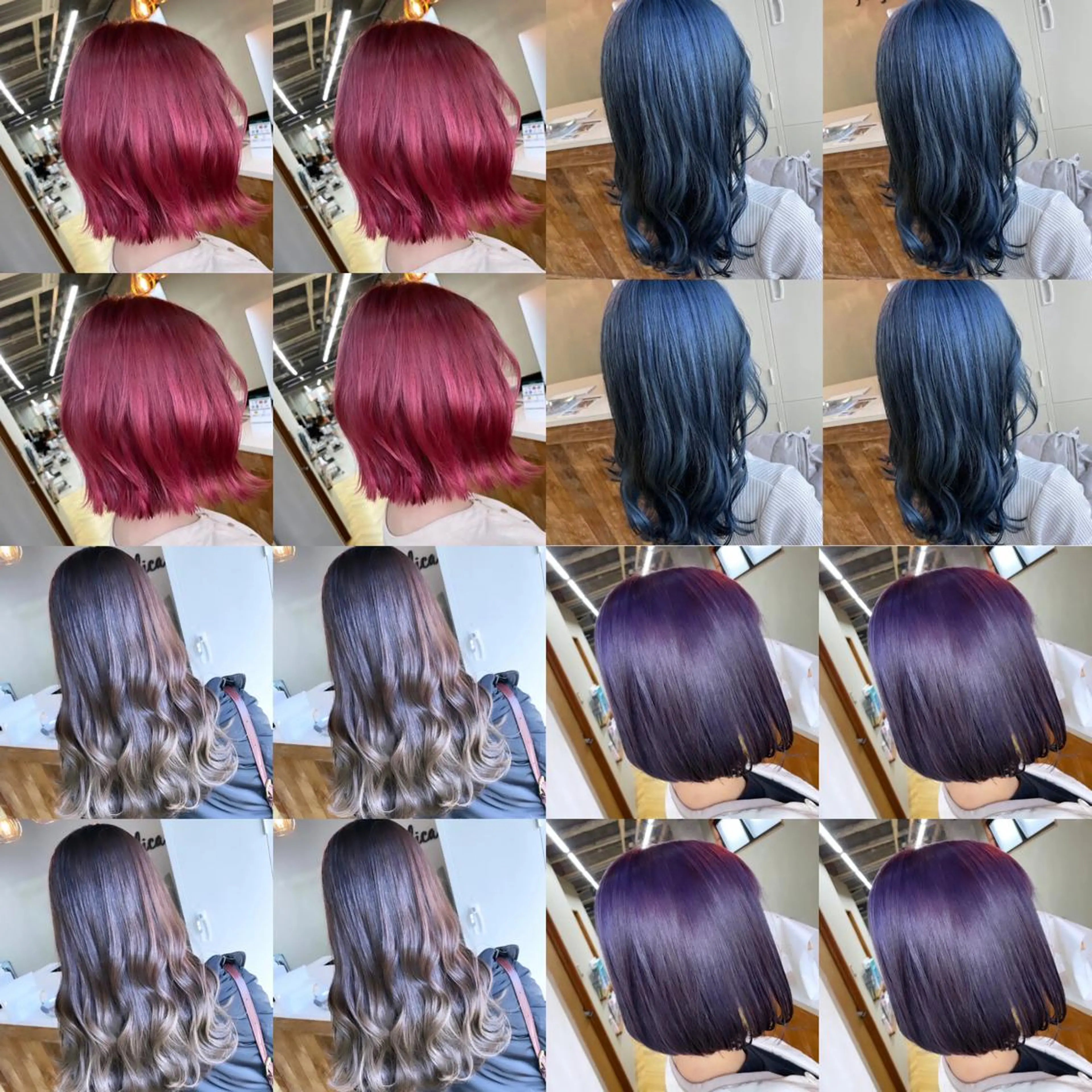 ヘアカラー トリートメント MOMO KAのヘアスタイル