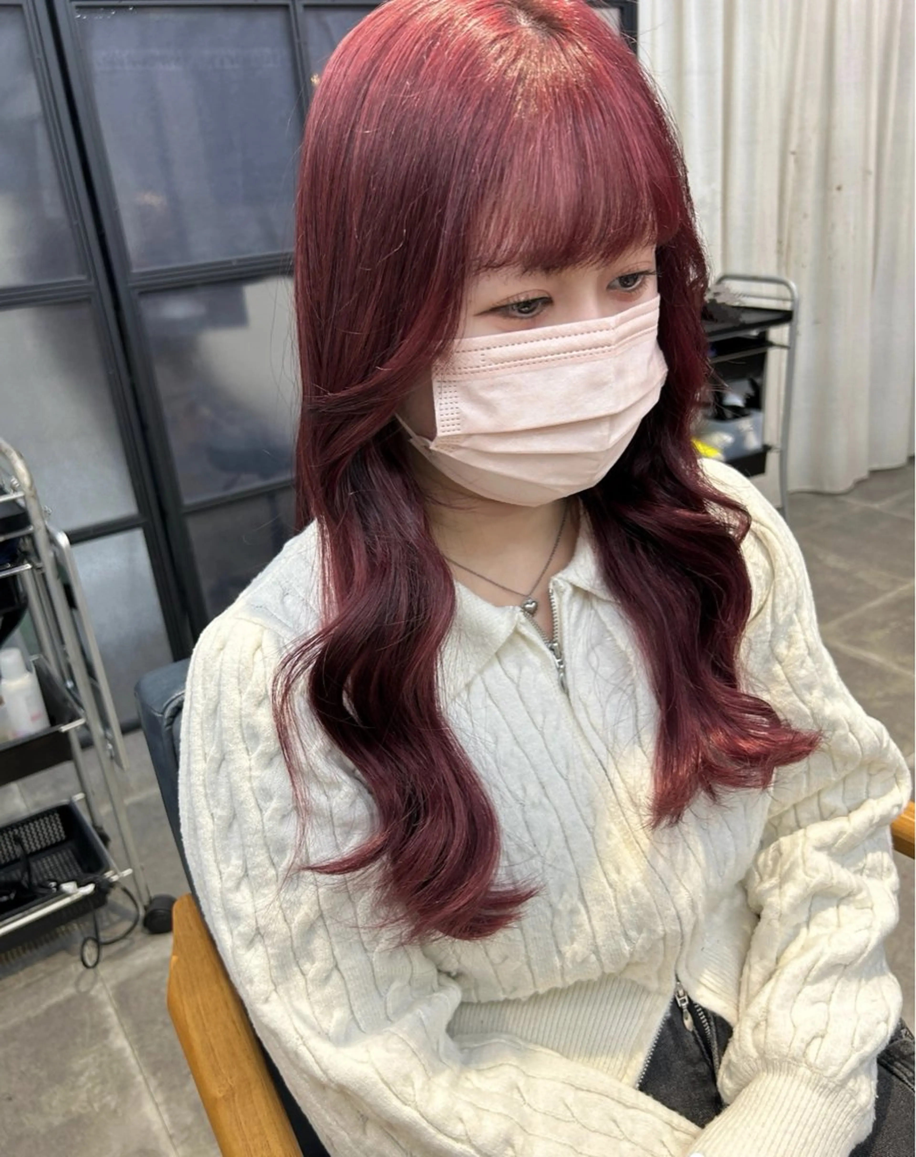 ロング カラー newi梅田🫧韓国 ヘア🫧sakiのヘアスタイル