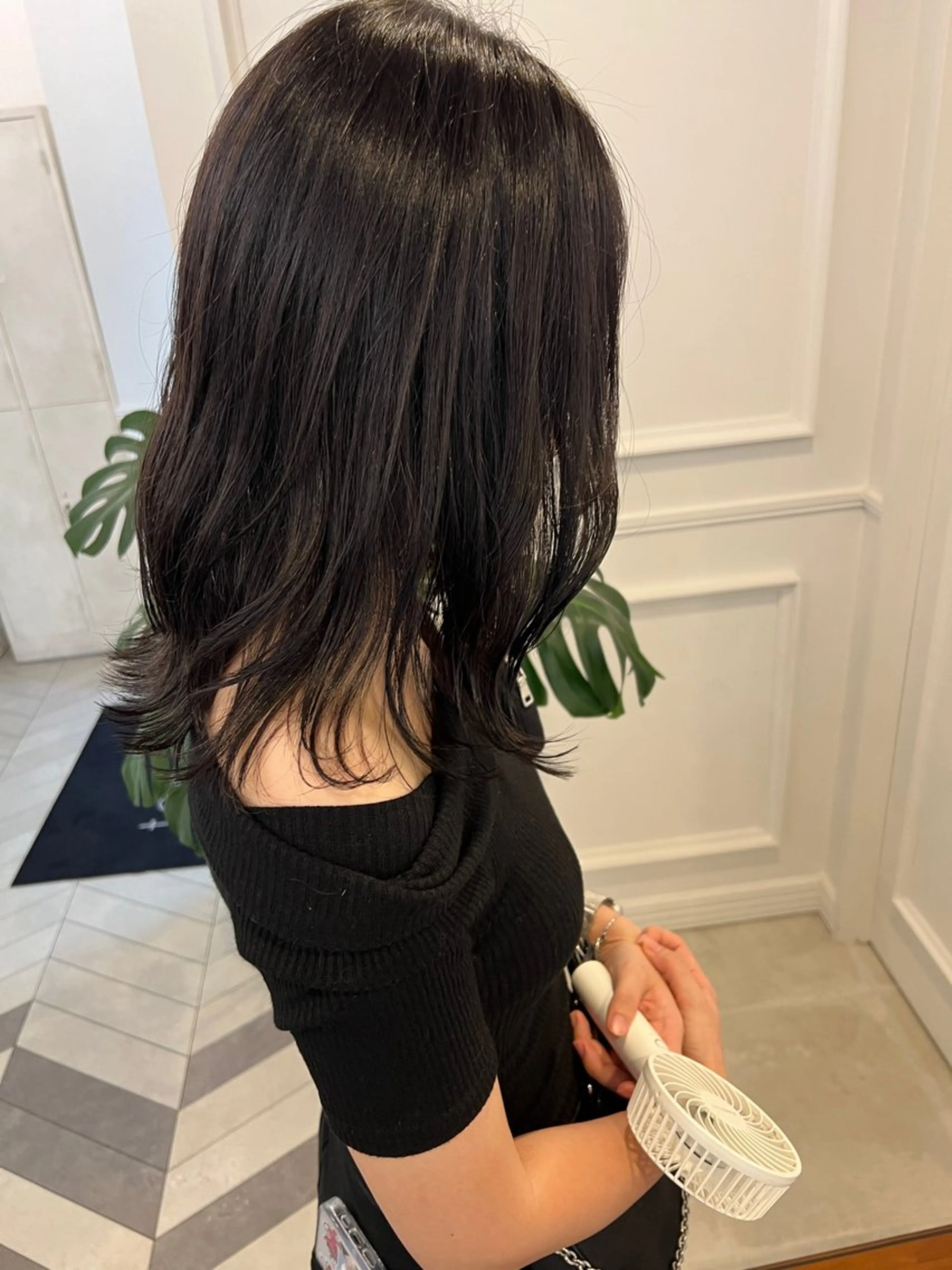 ミディアム 艶髪/韓国レイヤー イノウエヒロキのヘアスタイル