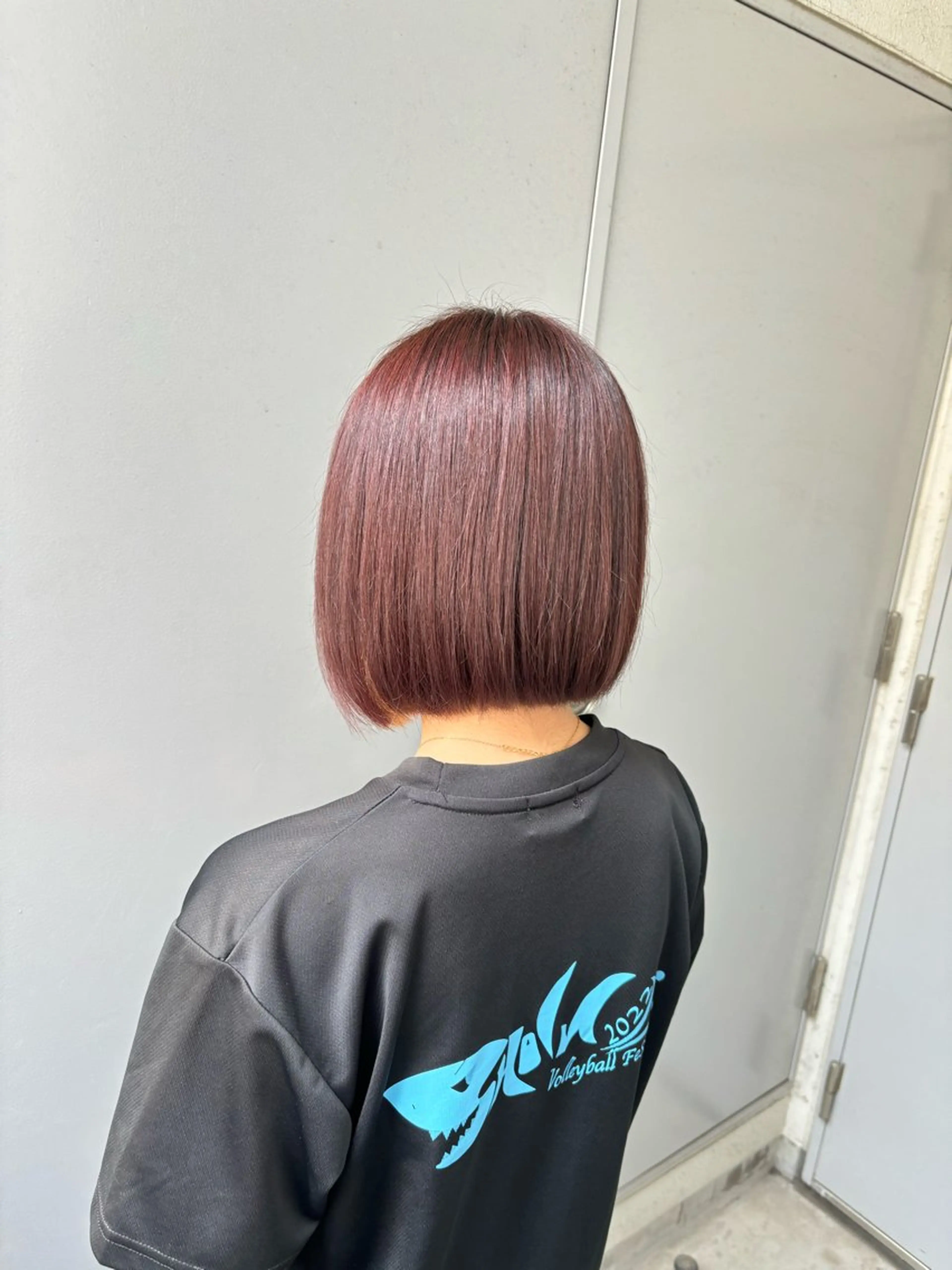 ミディアム カラー カット ヘアカラー トリートメント ヘッドスパ ヘアセット ベージュカラー💖 やすひろのヘアスタイル
