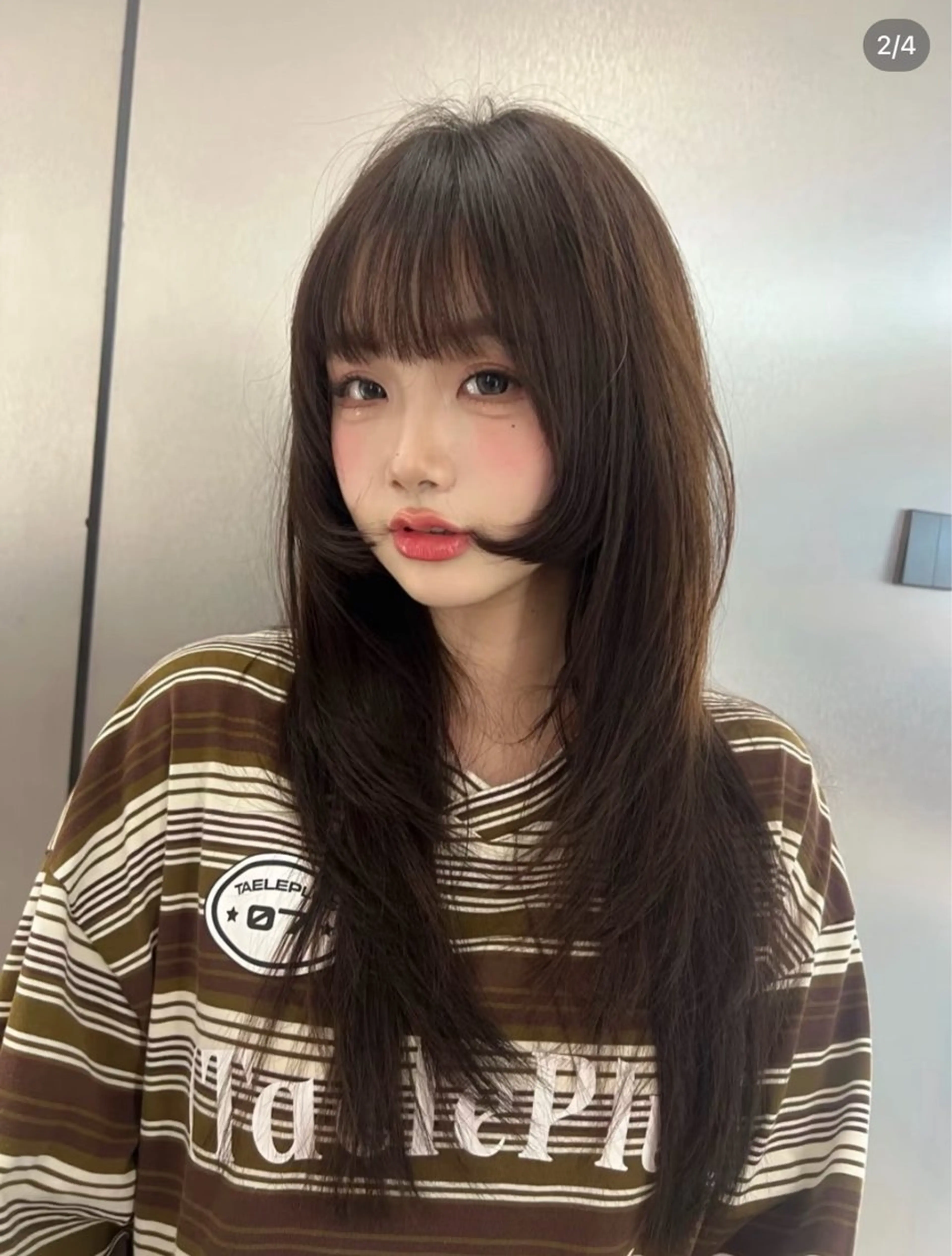 ロング 島守 美奈子のヘアスタイル