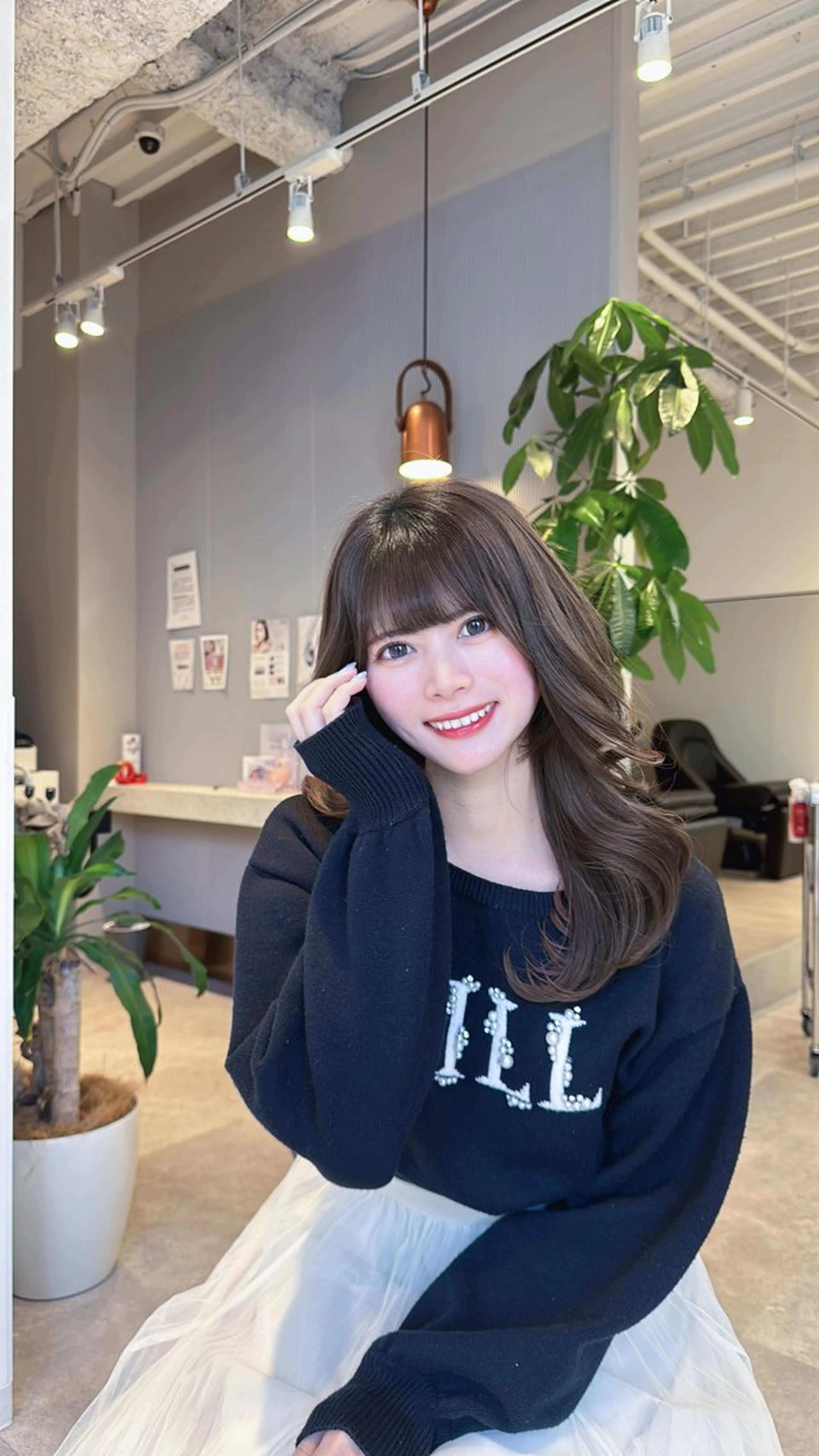 セミロング カラー emu所属・小顔カット/レイヤー 美髪特化/千葉中央のヘアスタイル