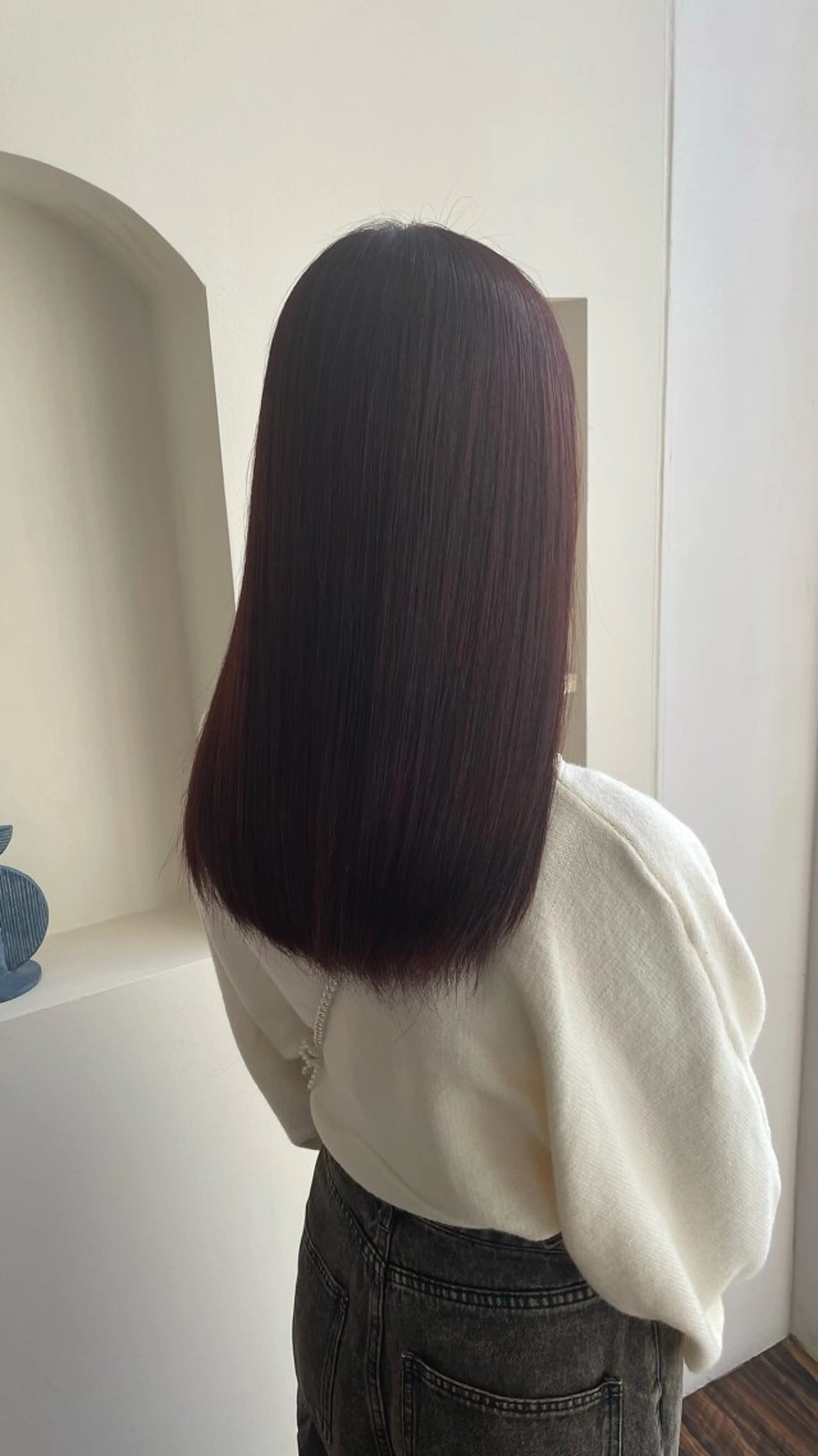 ロング カラー トリートメント トヨシマ シュウトのヘアスタイル