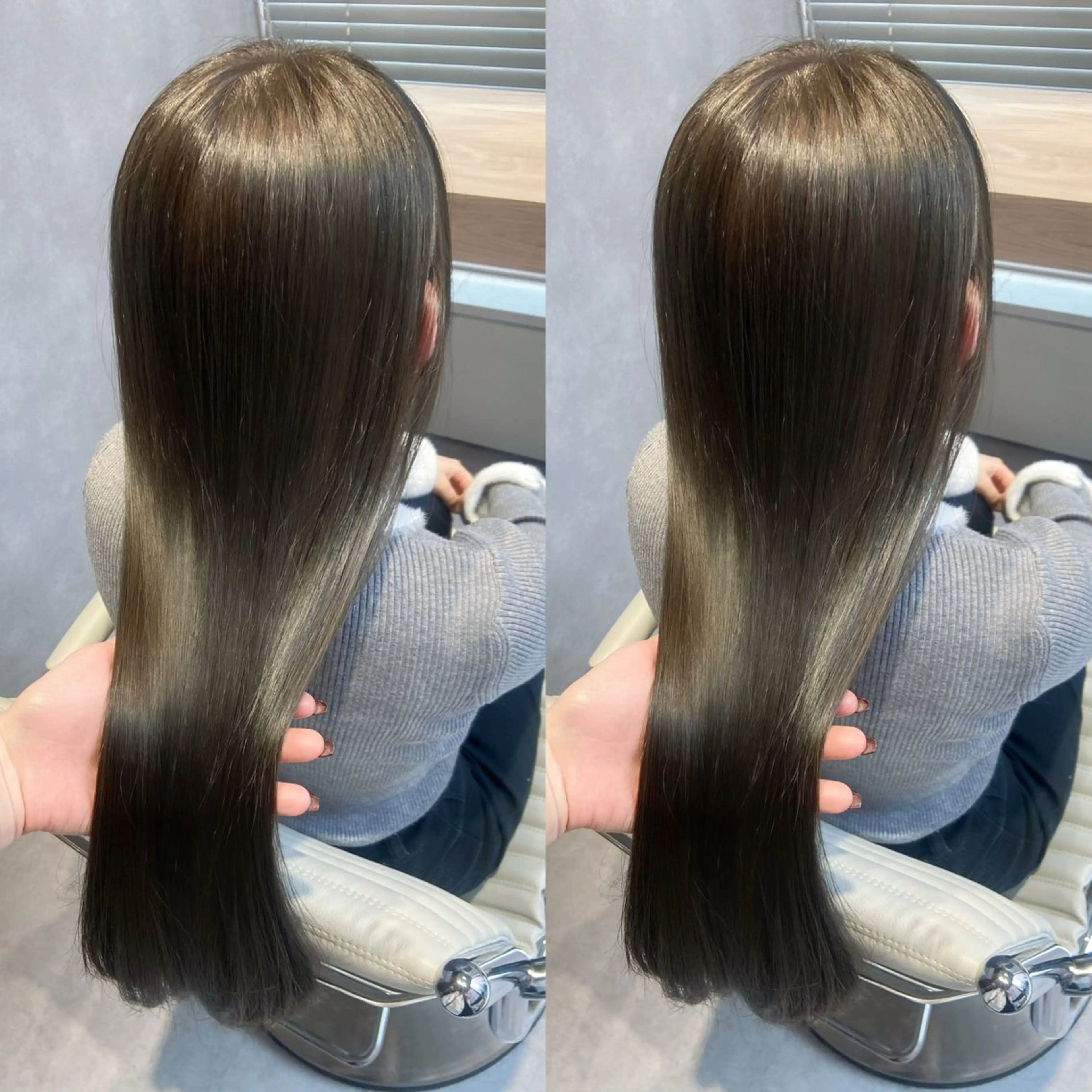 人気急上昇中💚うる艶カラー+全体カット+1stepﾄﾘｰﾄﾒﾝﾄの写真