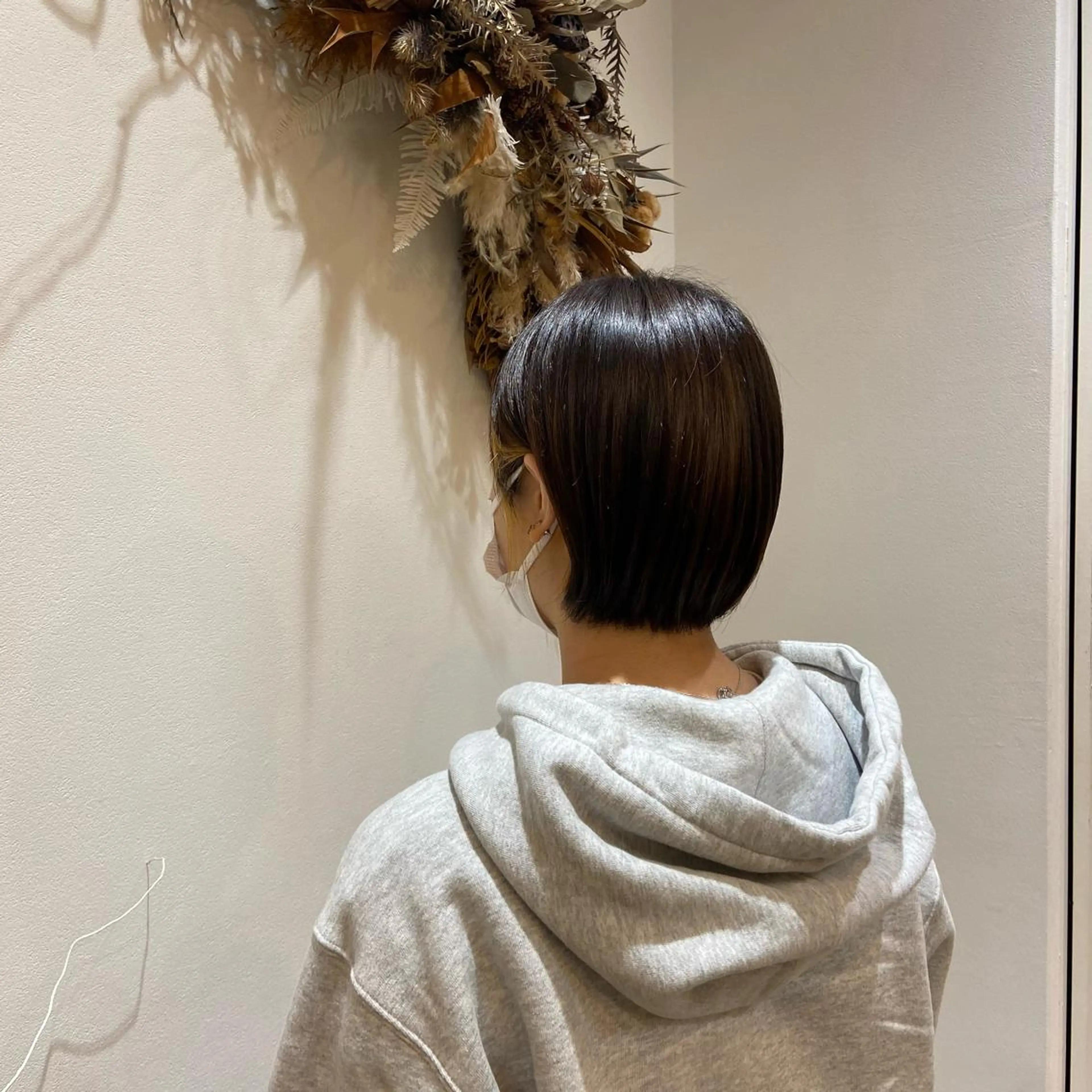 ミディアム ボブ 松本 玲菜のヘアスタイル