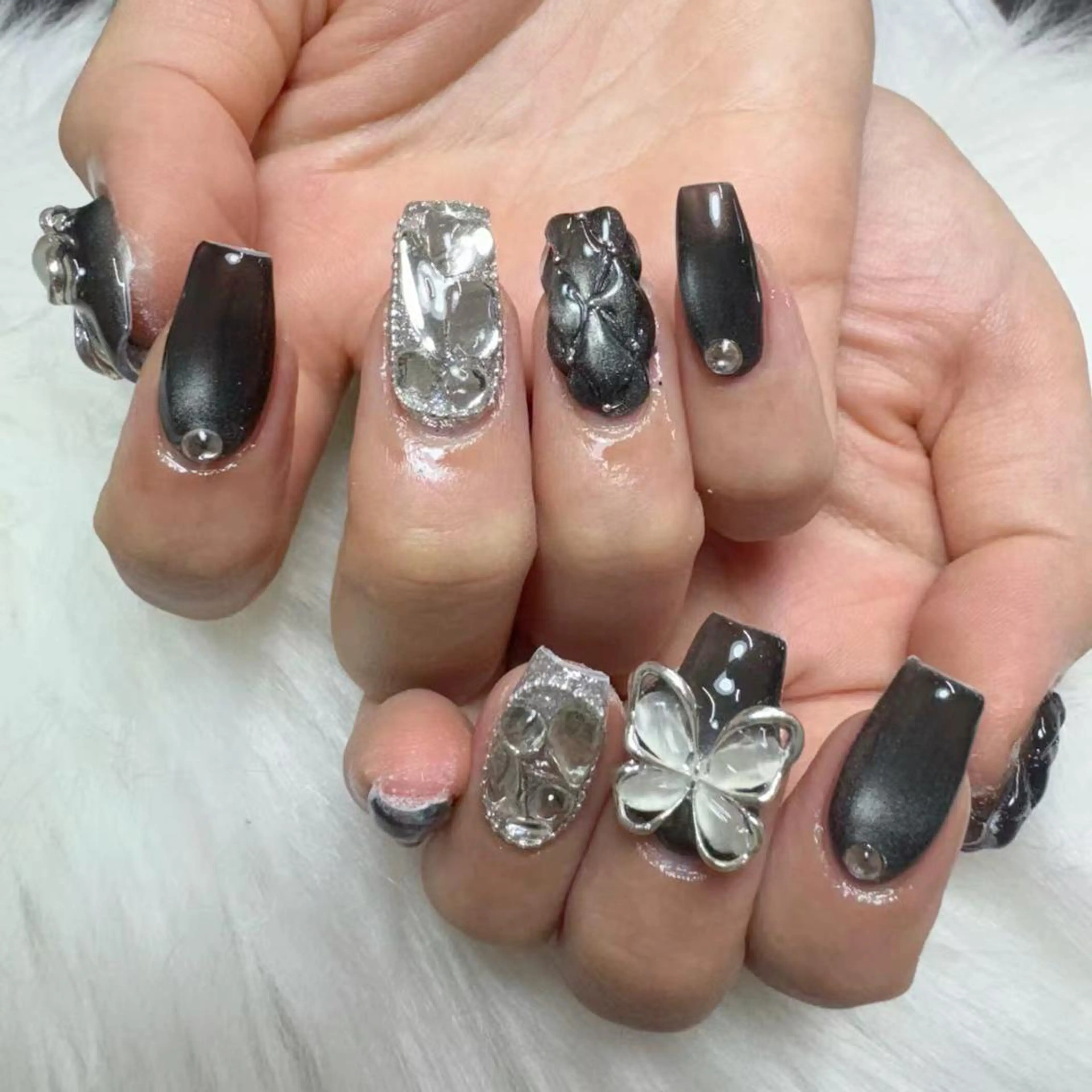 ネイル ハンドネイル 🎀 Lemode ワンホンネイル🎀のネイルデザイン