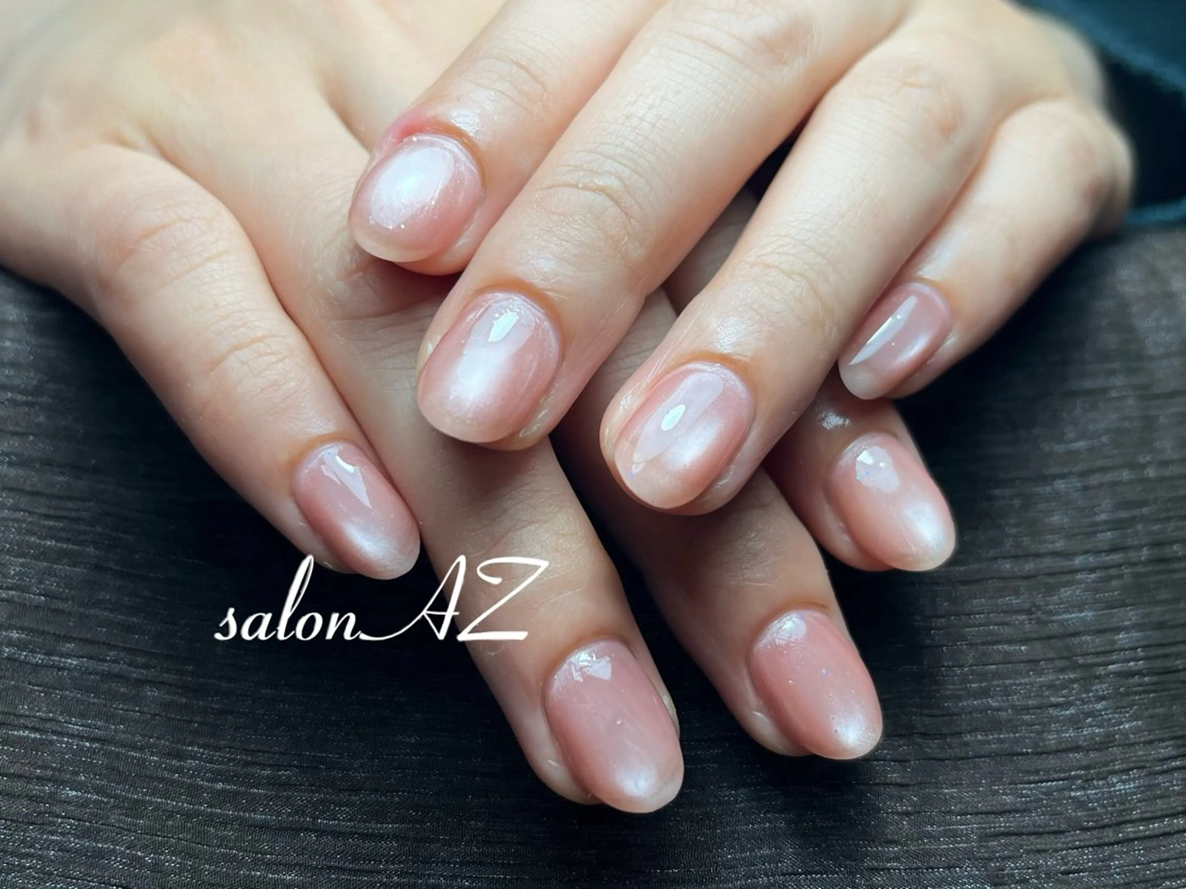 ネイル アートネイル 長さ出し フットネイル フレンチネイル ジェルネイル salon AZのネイルデザイン