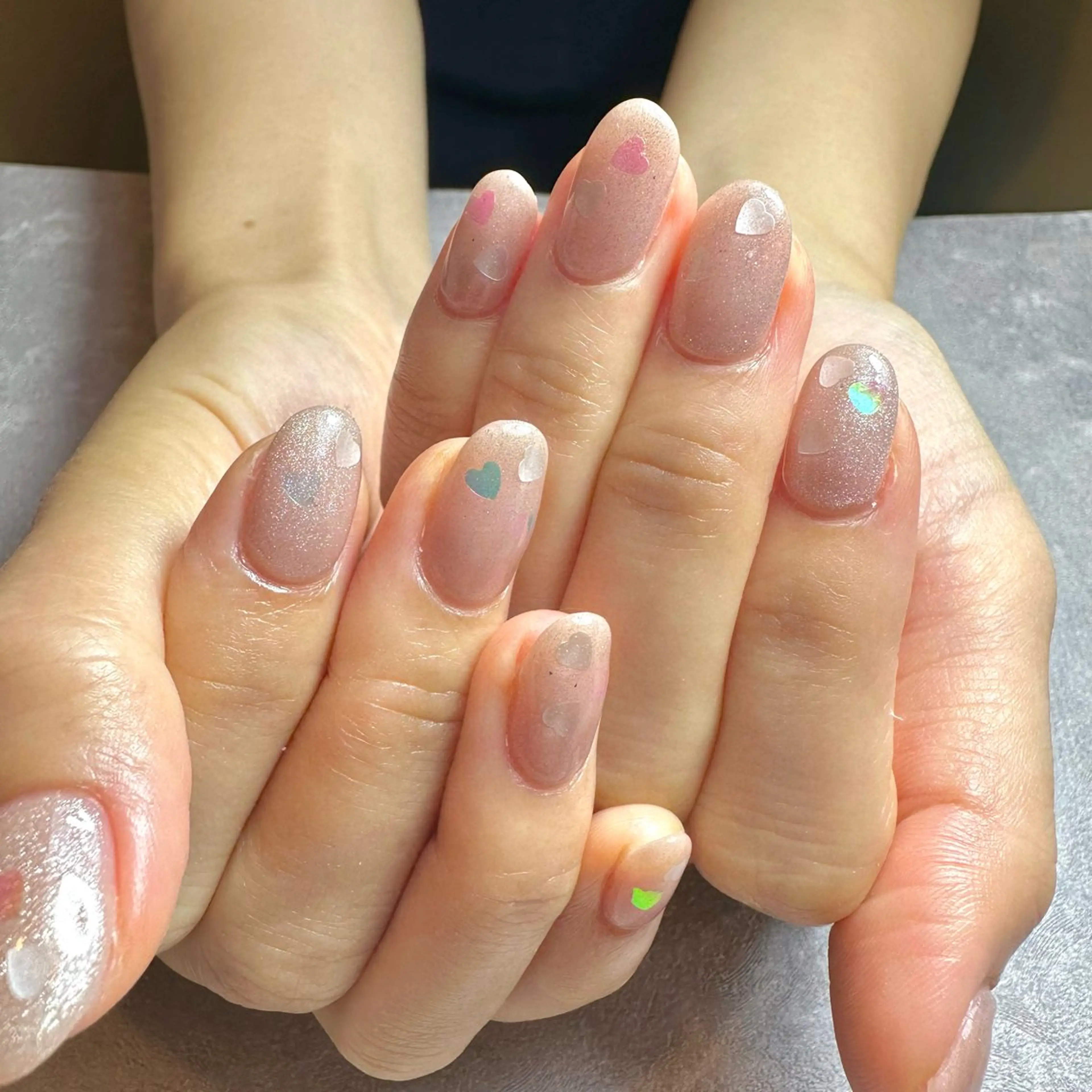 ネイル アートネイル マグネットネイル ハンドネイル フットネイル GéRanium Harukaのネイルデザイン