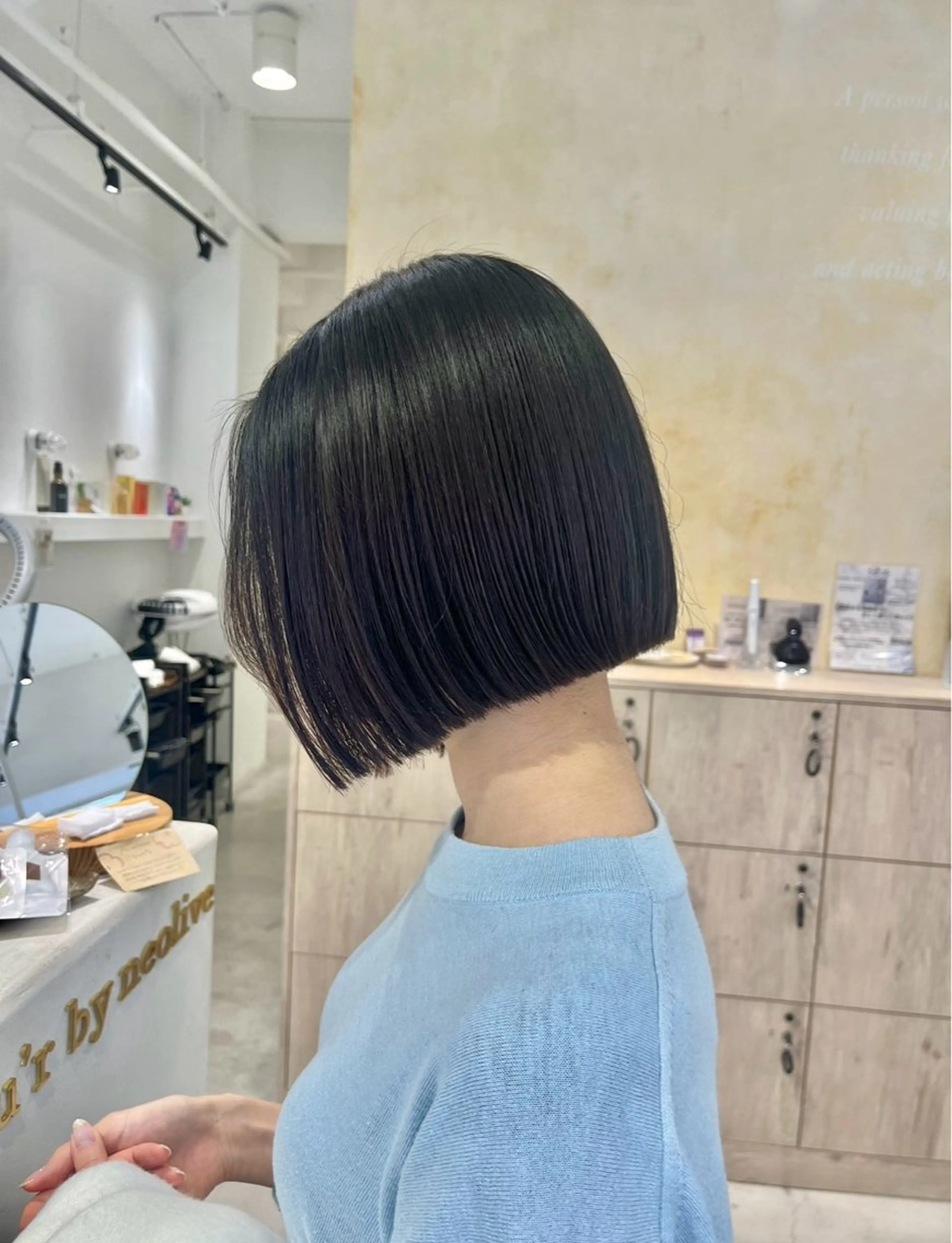 ショート カット ボブ/美髪矯正 /佐藤　奈巳のヘアスタイル