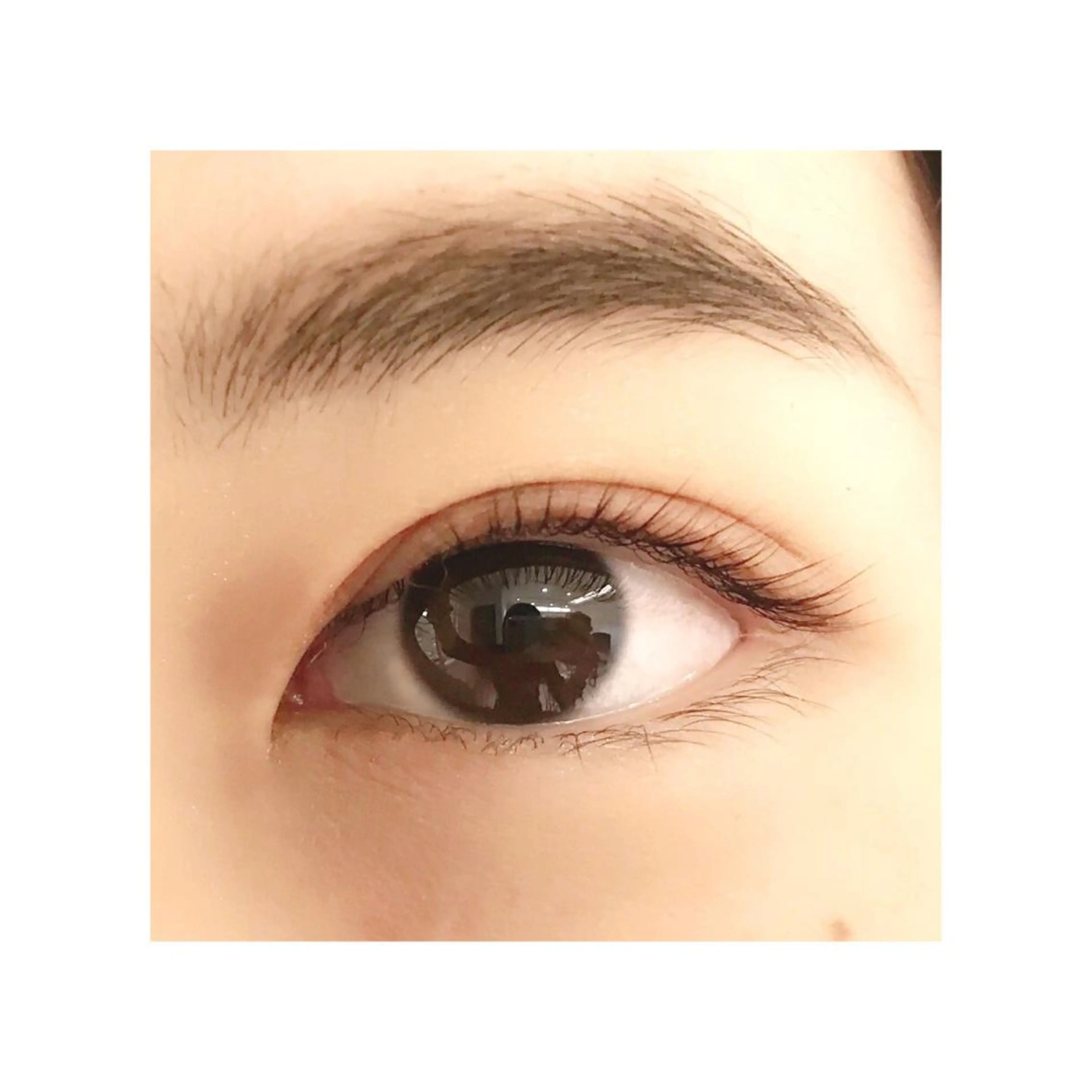 マツエク・マツパ 一重×まつ毛パーマ Cheri所属・きし かりんの眉毛・アイブロウイメージ