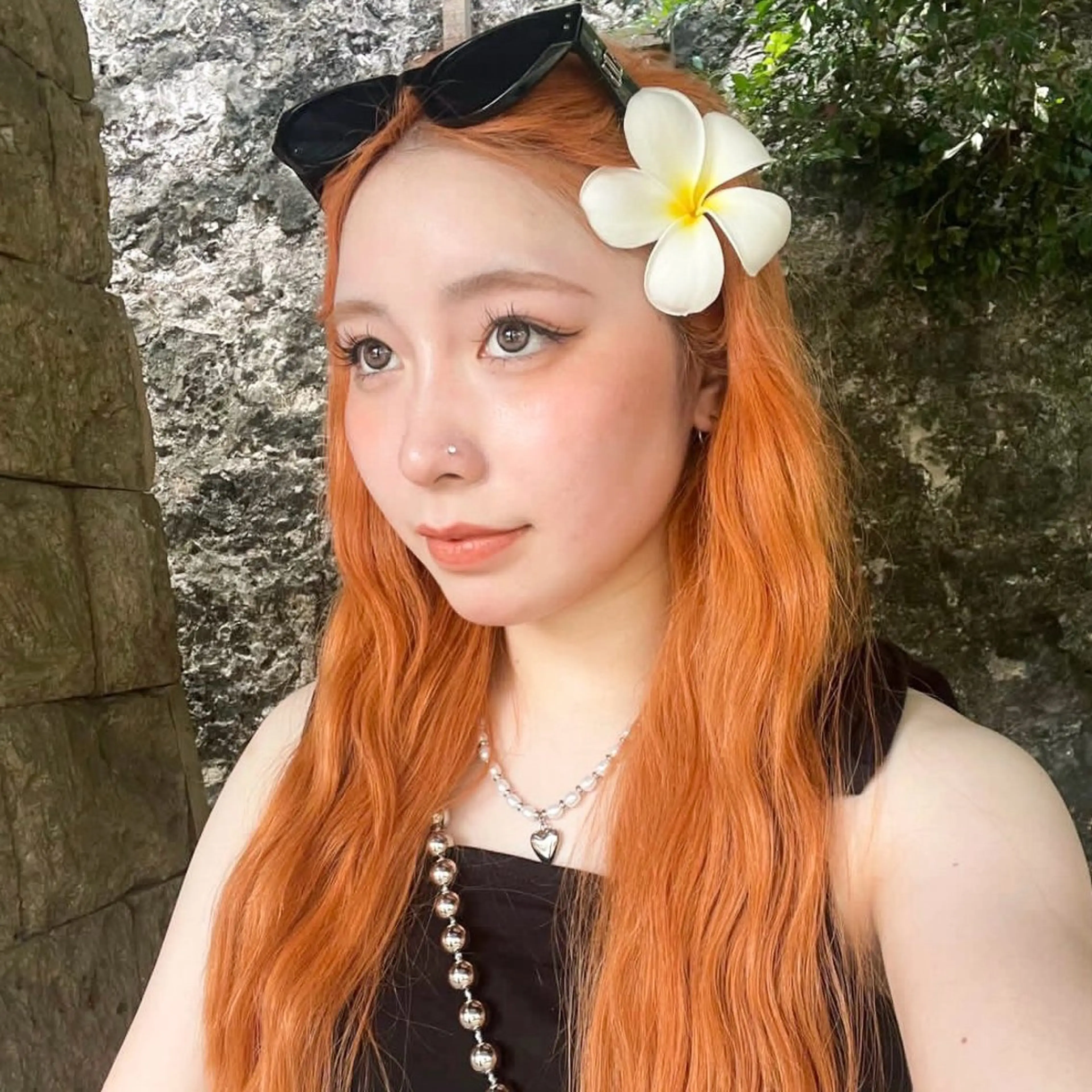 ロング カラー ヘアカラー トリートメント 暖色/ミルクティー /レイヤー/マリア♡のヘアスタイル