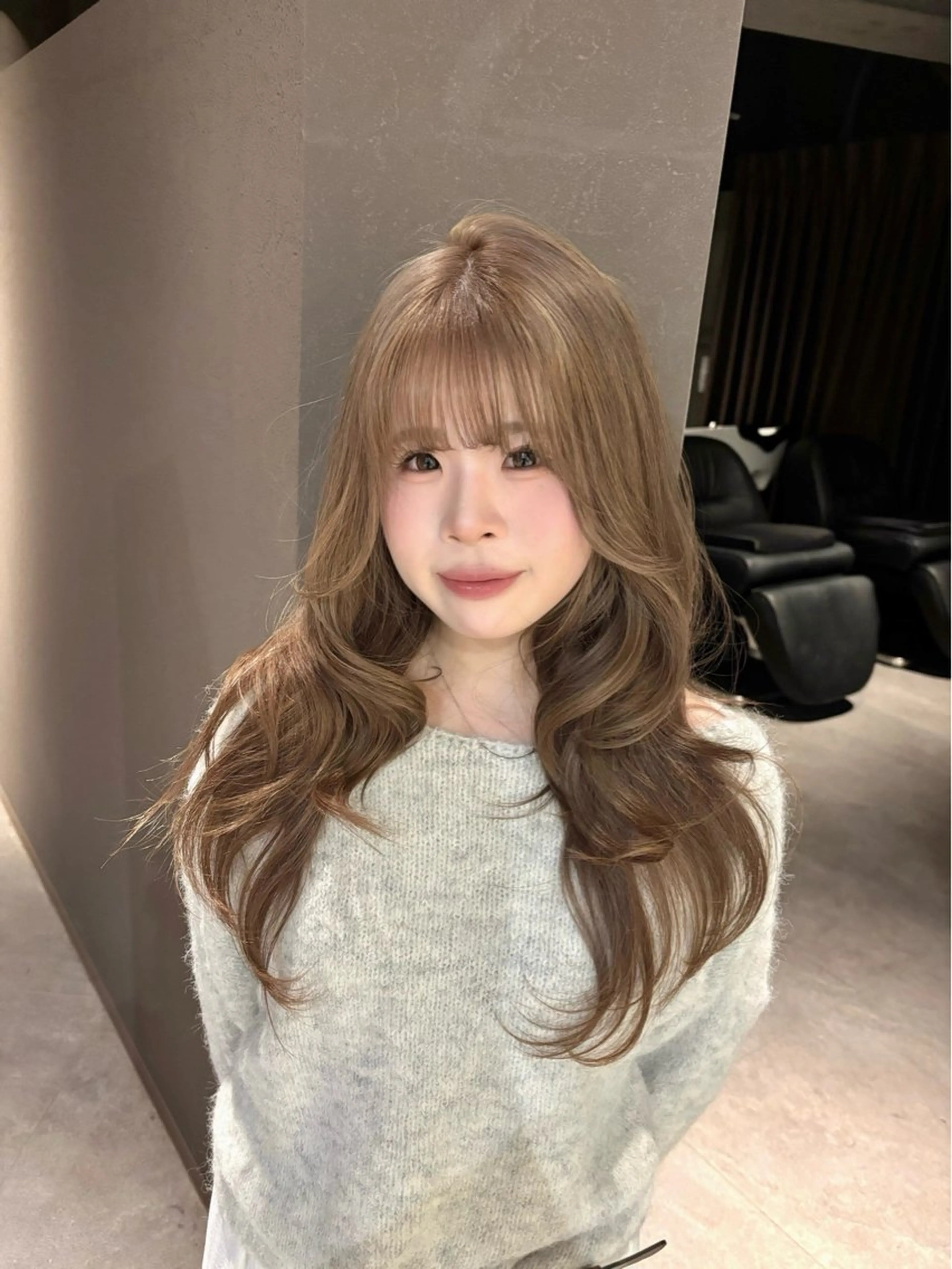 ロング カラー ヘアカラー 透明感カラー・レイヤ ー🎀amika🎀のヘアスタイル