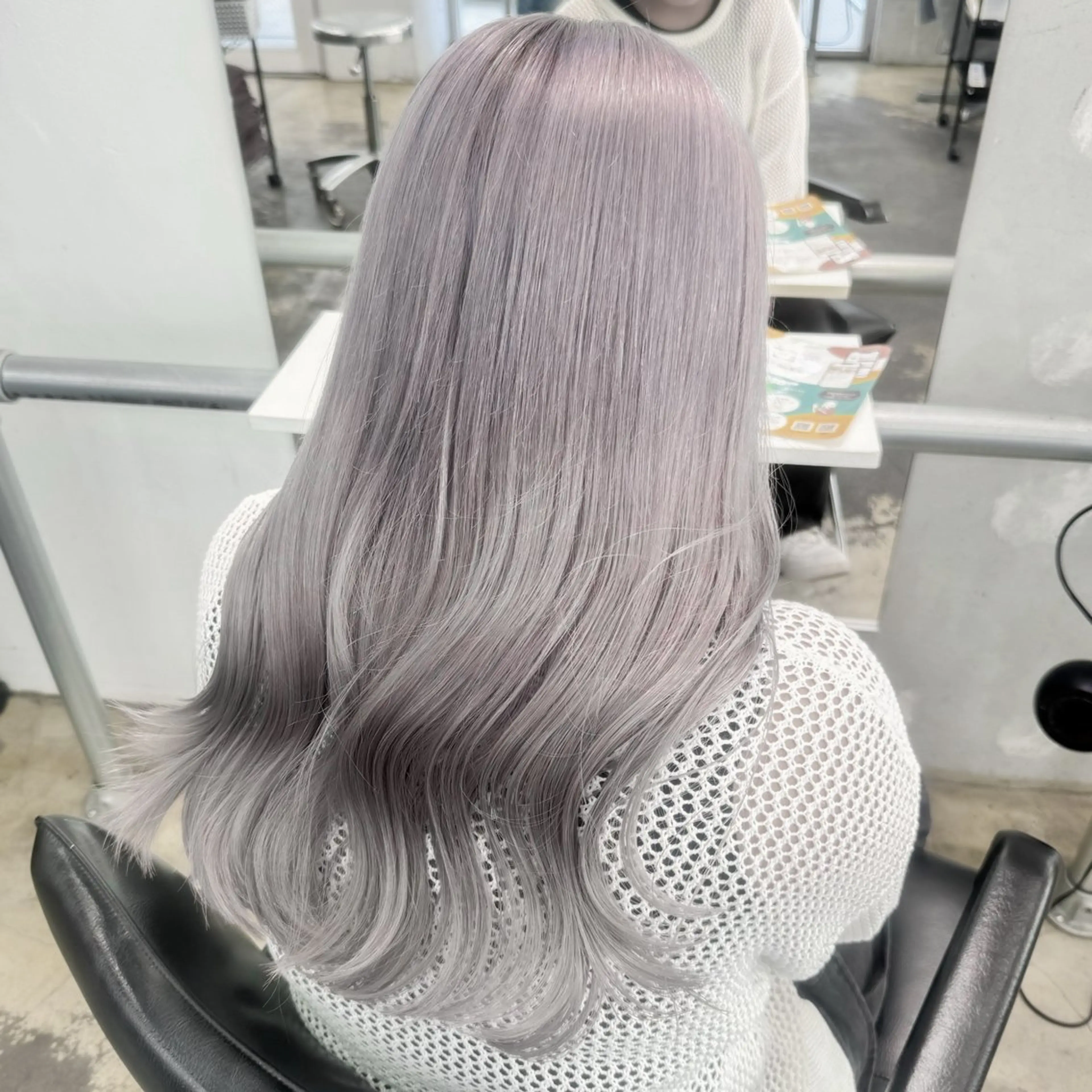 セミロング カラー ヘアアレンジ 💗💗韓国レイヤー yu-ki💗💗のヘアスタイル