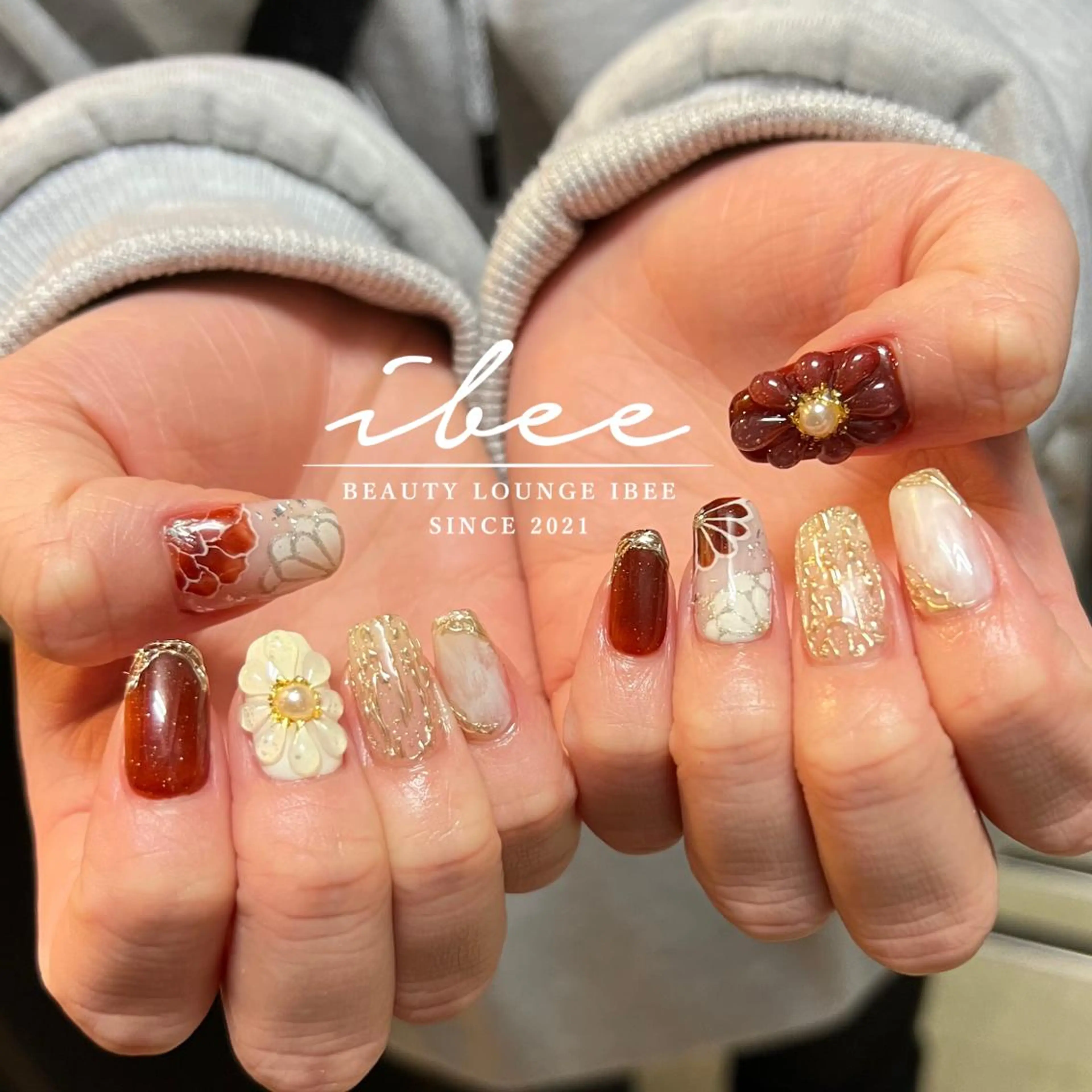 ネイル ハンドネイル ibee nail 🤍yumiのネイルデザイン