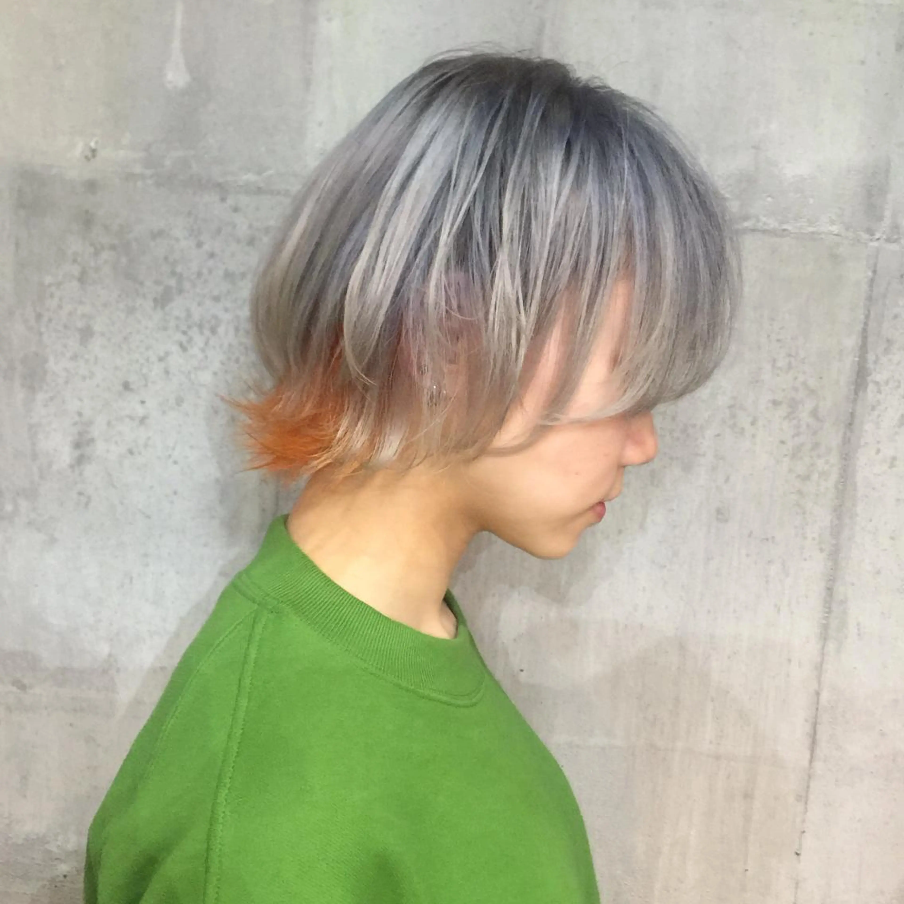 ミディアム カラー インナーカラー ブリーチ難民の救世主 サロンINK.渋谷のヘアスタイル